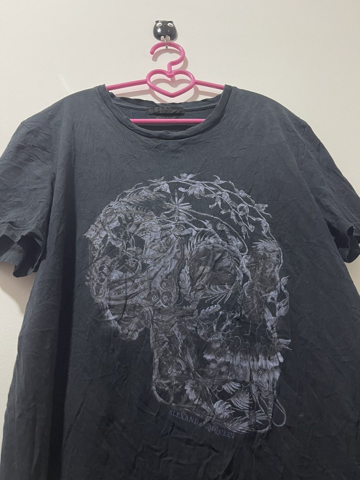 Alexander McQueen Rare ALEXANDER MCQUEEN Skull Flora Motive Graphic Tee Size US L / EU 52-54 / 3 - 2 Thumbnail