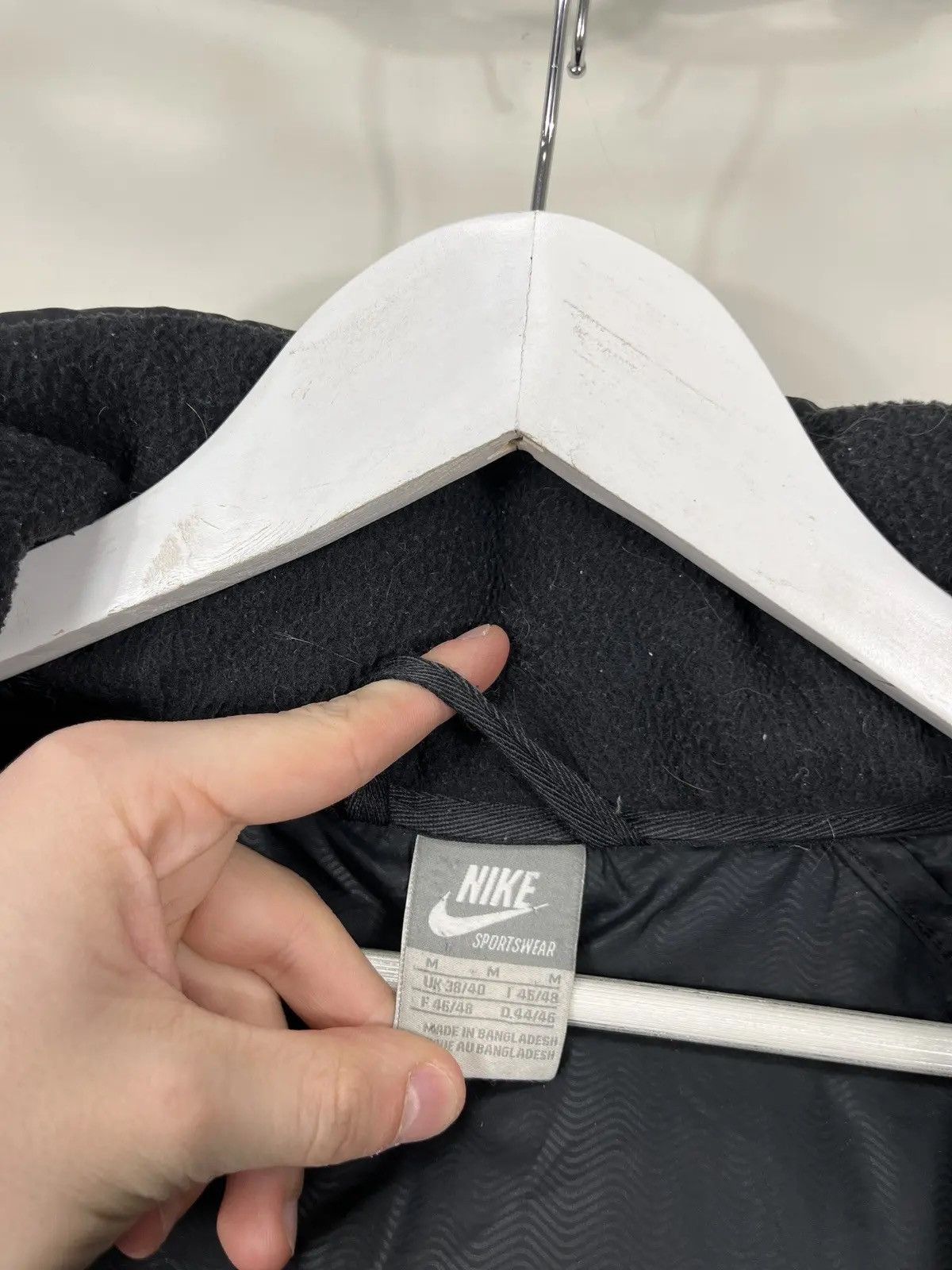 Nike Vintage Nike Y2K Drill 550 Hooded Down Puffer Jacket Size US M / EU 48-50 / 2 - 10 Thumbnail