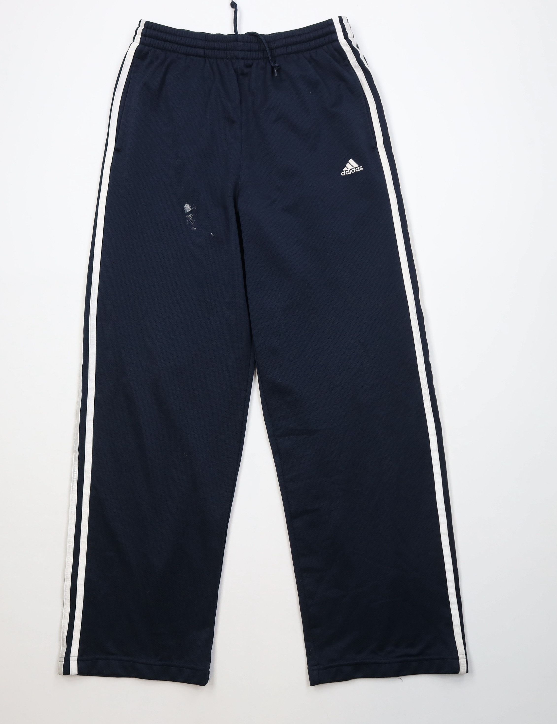 Adidas Vintage Y2K Adidas Babydoll Knit Wide Leg Sweatpants Blue Size 28" / US 6 / IT 42 - 1 Thumbnail