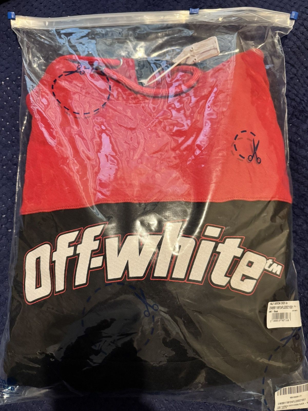 Off-White Off-White Half-Arrow-Over-Hoodie. Large Size Size US L / EU 52-54 / 3 - 9 Thumbnail