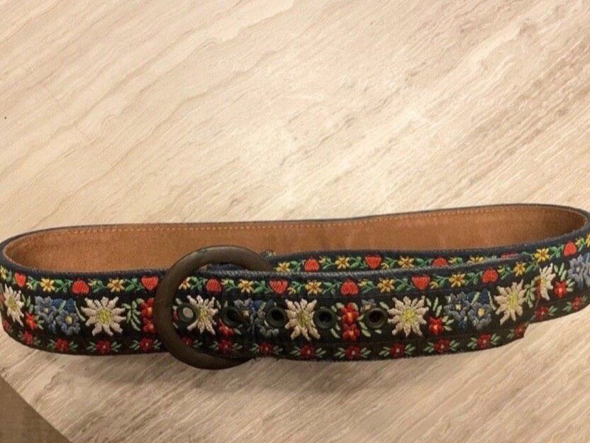 Dolce & Gabbana Dolce & Gabbana Vintage Floral Belt Size ONE SIZE - 1 Thumbnail