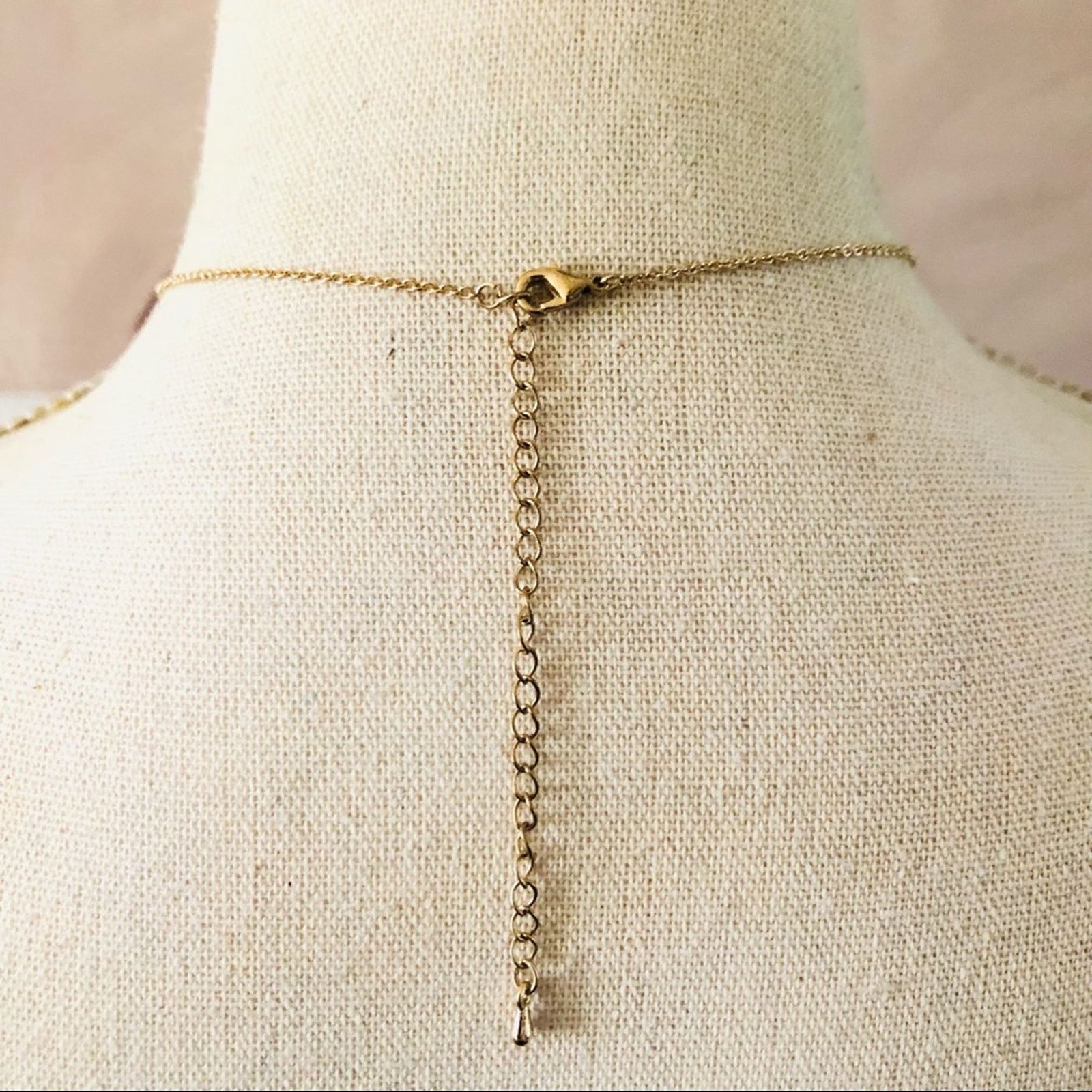 Jewelry Gold plated engraved “FAITH” bar on chain necklace Size ONE SIZE - 5 Thumbnail