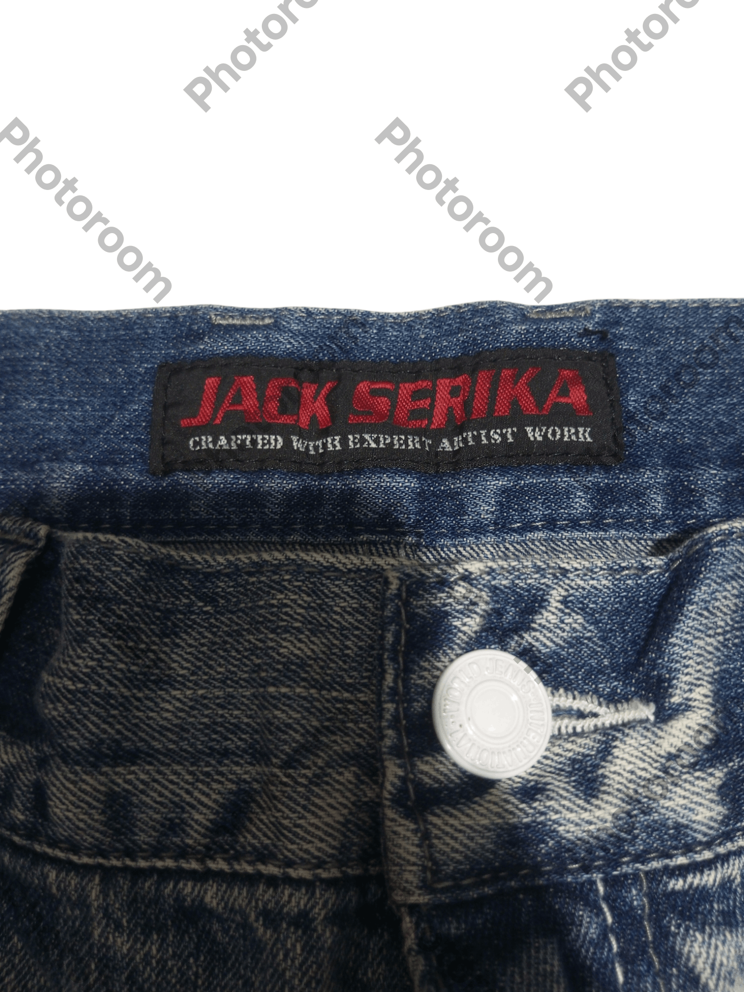 Japanese Brand Vintage Jack Serika double waist wings flare jeans Size US 32 / EU 48 - 8 Thumbnail