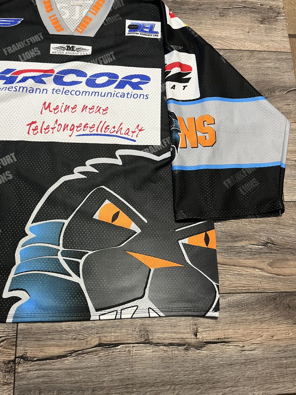 Other Vintage 1999 Frankfurt Lions Playoffs #9 Doyle Hockey Jersey Size US XL / EU 56 / 4 - 4 Thumbnail