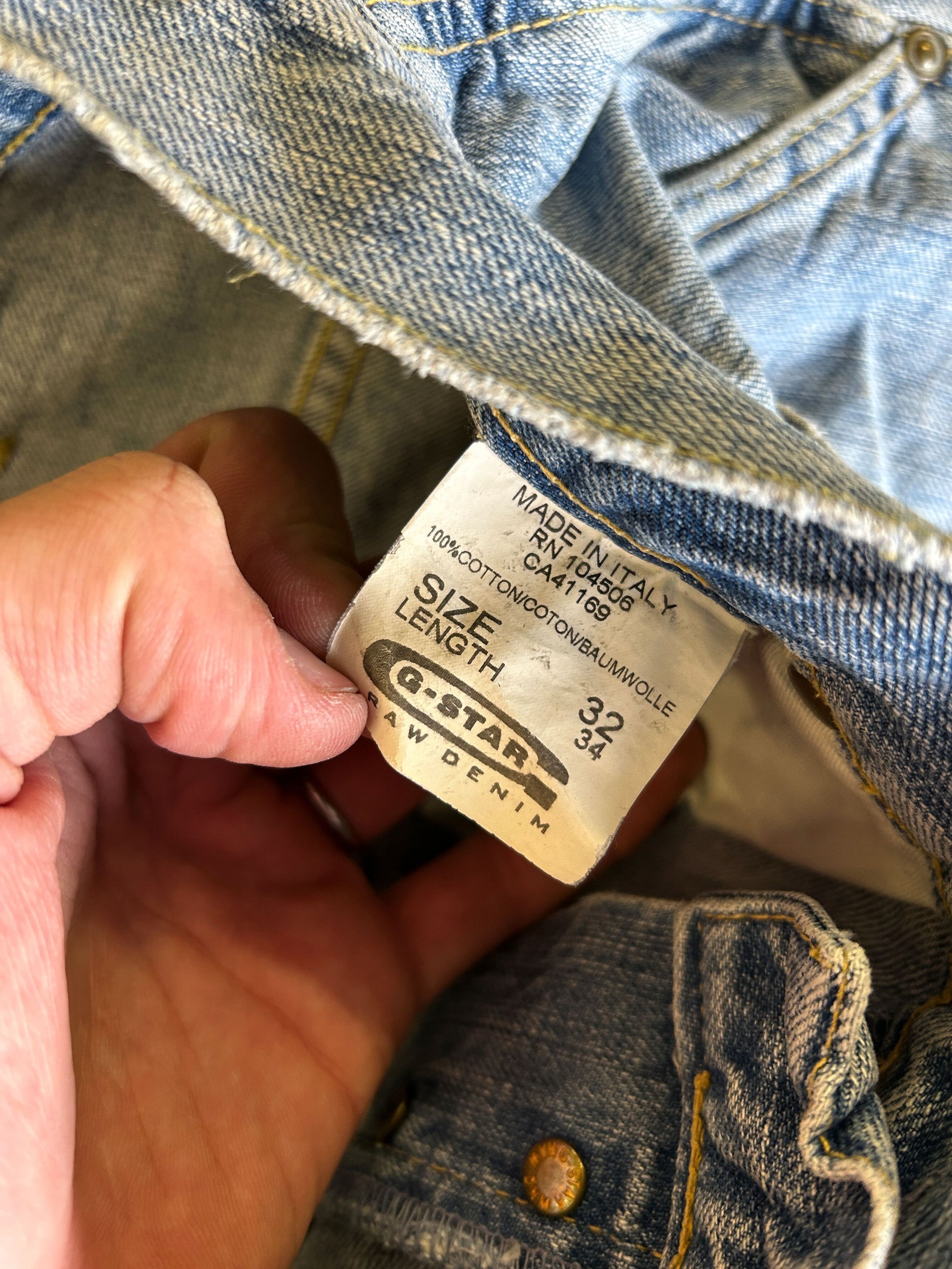 Designer 💥 JUNYA WATANABE BALENCIAGA STYLE DISTRESSED JEANS Size US 32 / EU 48 - 8 Thumbnail