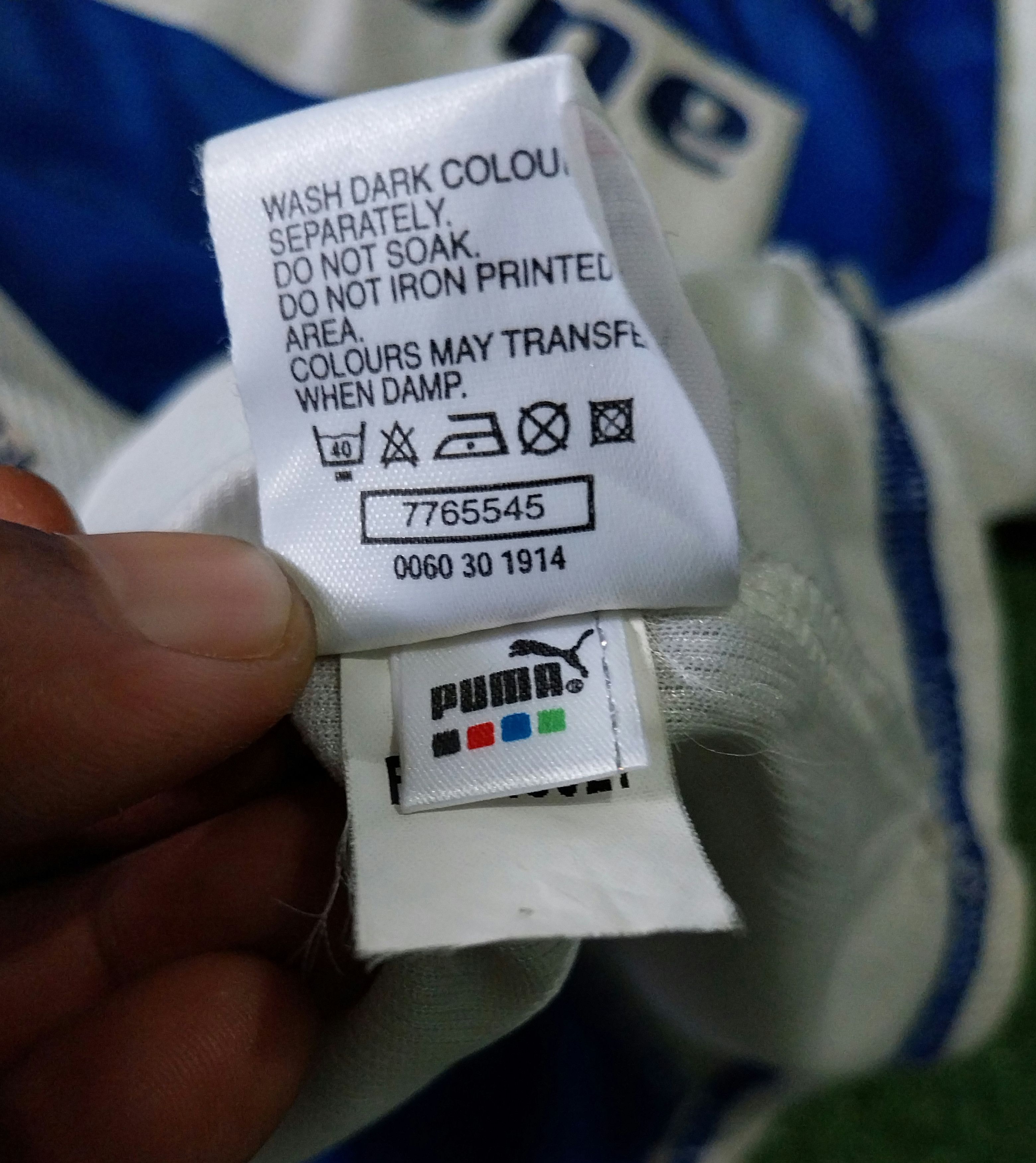 Puma Everton home 2000/2001 gascoigne jersey football Size US L / EU 52-54 / 3 - 7 Thumbnail