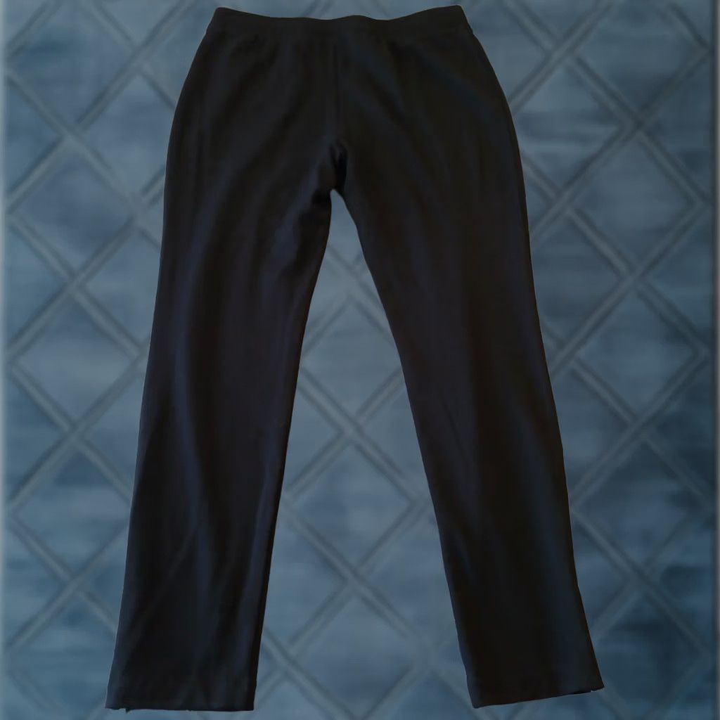 Talbots Talbots Pants Womens Medium Black Skinny Ankle Zip Pull On 30 In 27 In Inseam 30x27 Regular Stretch Elastic Waist Casual Modern Shape Ladies R ight? Size 32" / US 10 / IT 46 - 1 Thumbnail