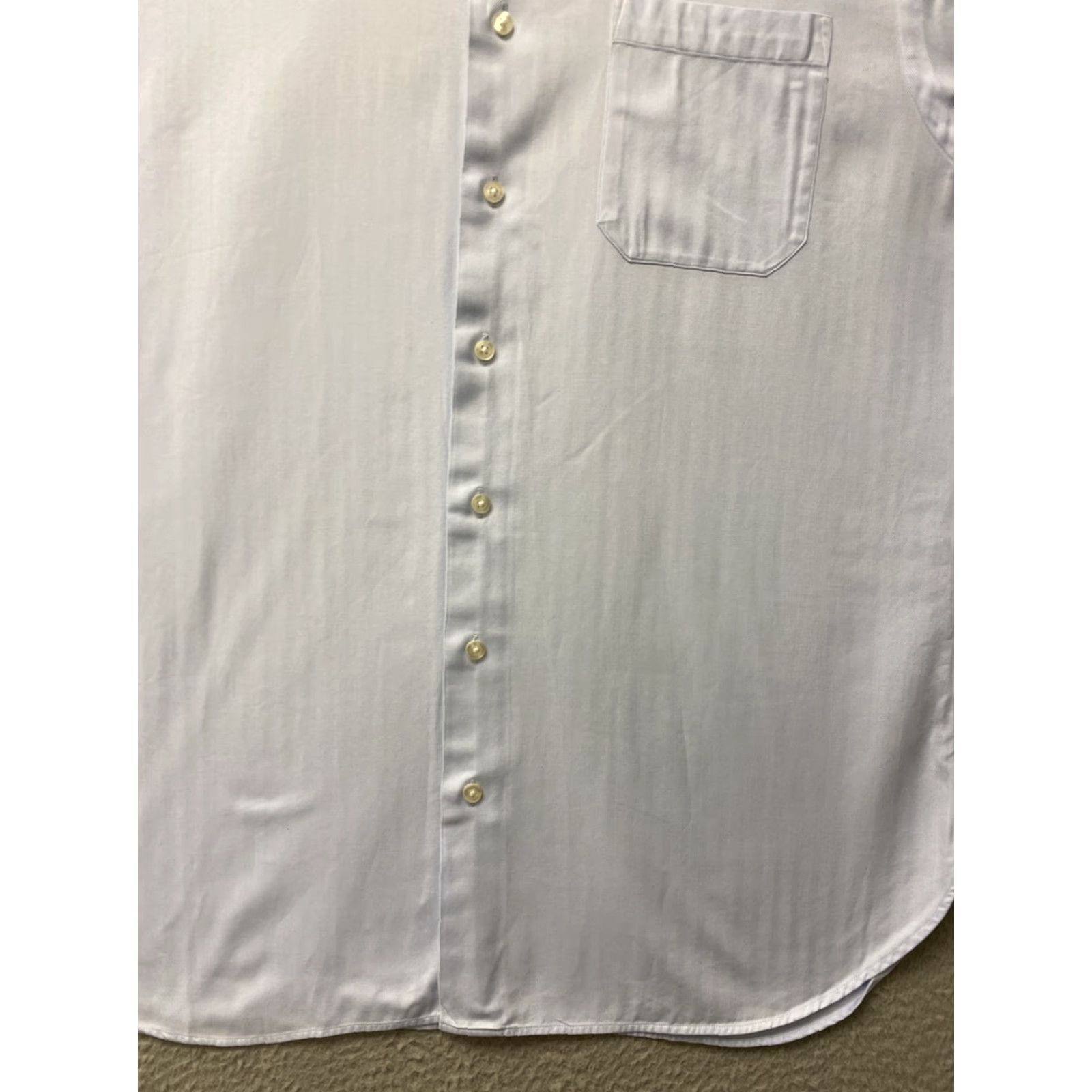 Nordstrom John W. Nordstrom Button Shirt Blue Pocket Mens L 16 35 Long Sleeve /115-11 Size US L / EU 52-54 / 3 - 2 Thumbnail