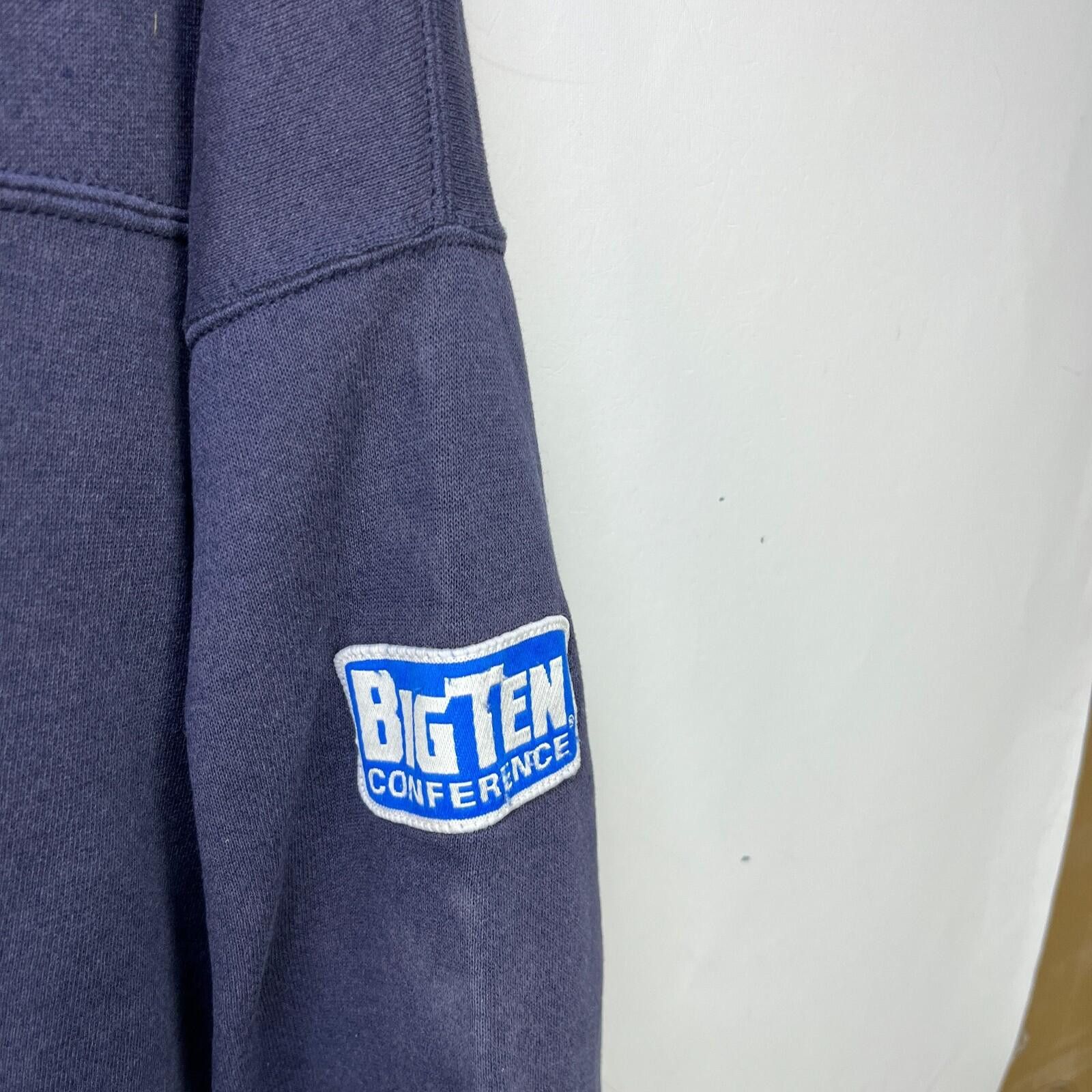 Other Vintage 90s Michigan Wolverines Big Ten Sweatshirt XL Size ONE SIZE - 4 Thumbnail