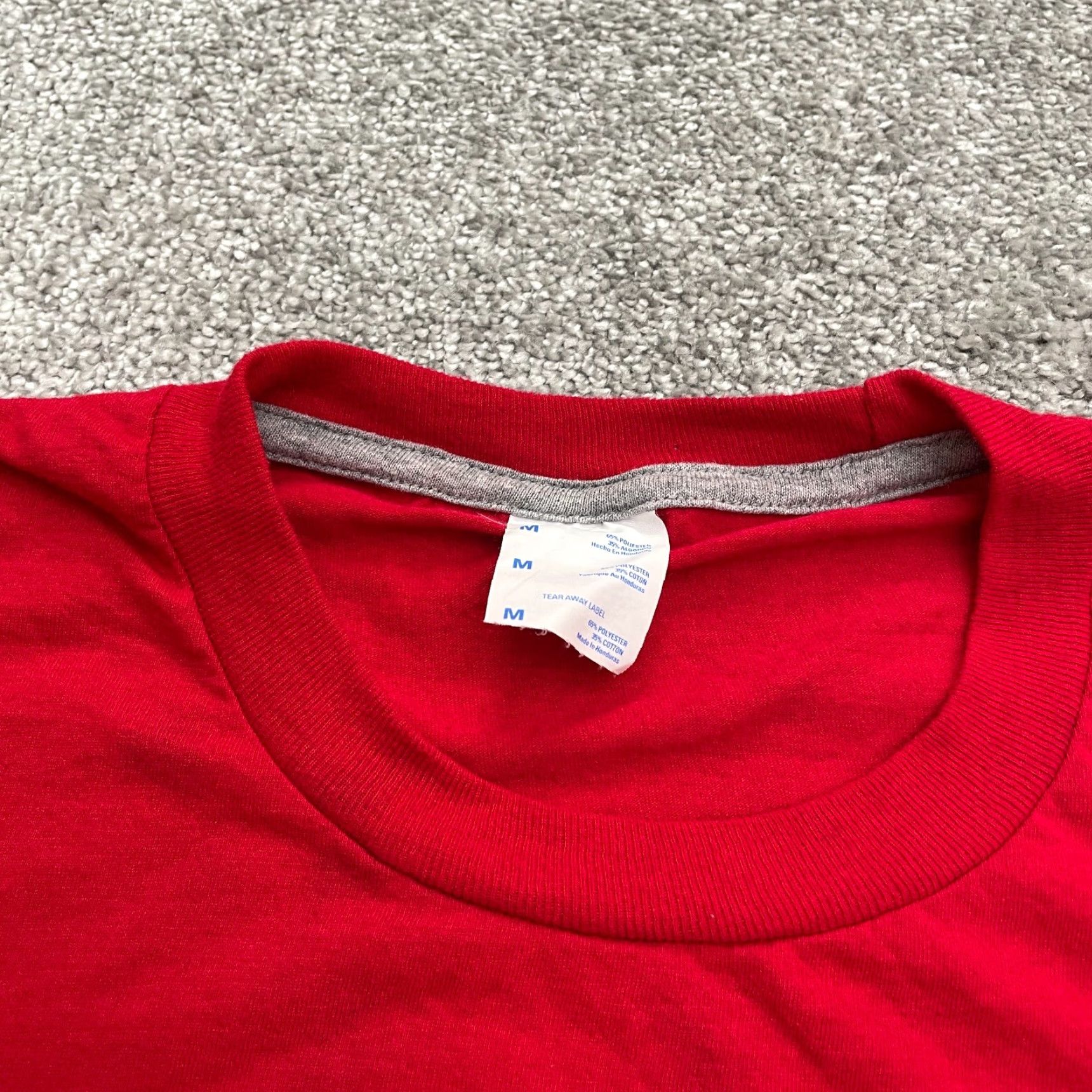 Vintage Unbranded T-Shirt Mens Regular Red Long Sleeve Crew Neck Casual Outdoor Size US M / EU 48-50 / 2 - 3 Thumbnail