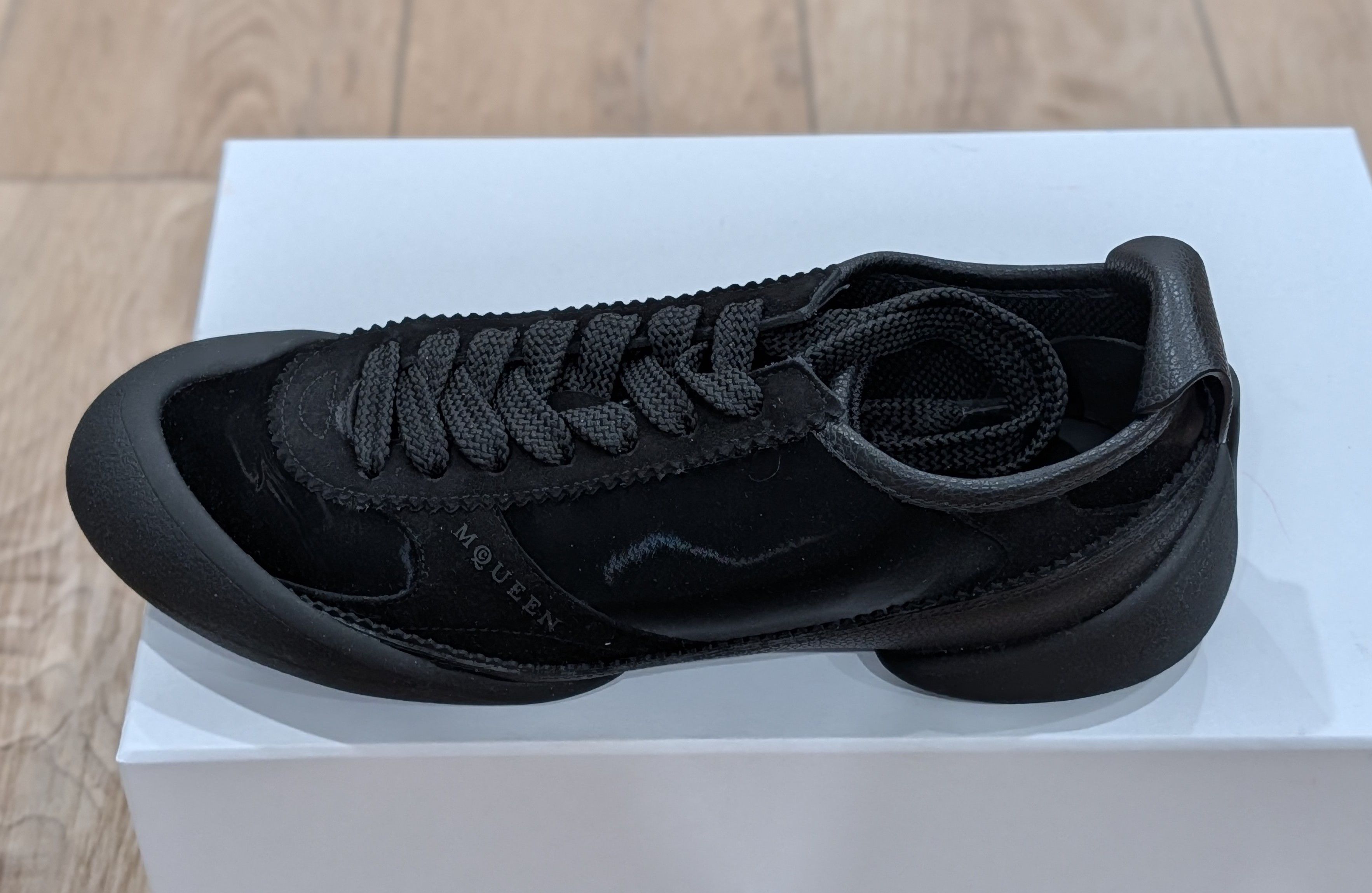 Alexander McQueen Alexander McQueen "Flexion" Low-Top Sneakers Black 43 US 10 Size US 10 / EU 43 - 3 Thumbnail
