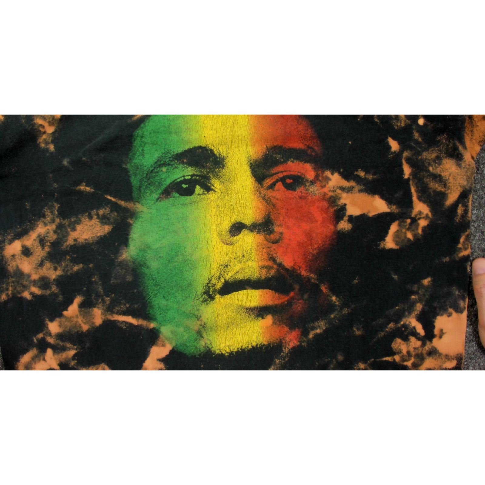 Zion Rootswear Zion Rootswear 1999 Bob Marley Custom Bleached Archive Tee Size US L / EU 52-54 / 3 - 7 Thumbnail