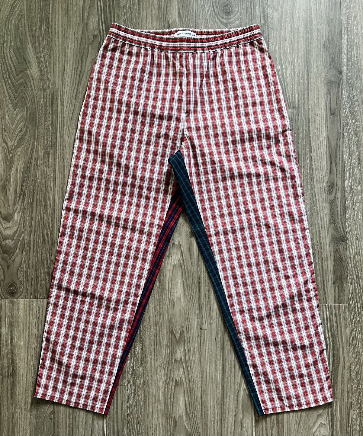 Gosha Rubchinskiy S/S 18 Check Combo Pant Size US 32 / EU 48 - 1 Thumbnail