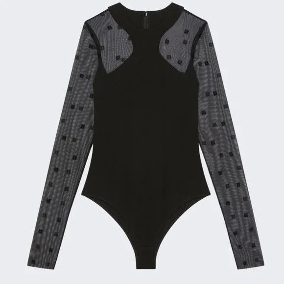 Givenchy GIVENCHY TUILLE 4G W/ BLK BODYSUIT - NEW WITH TAGS Size M / US 6-8 / IT 42-44 - 1 Thumbnail