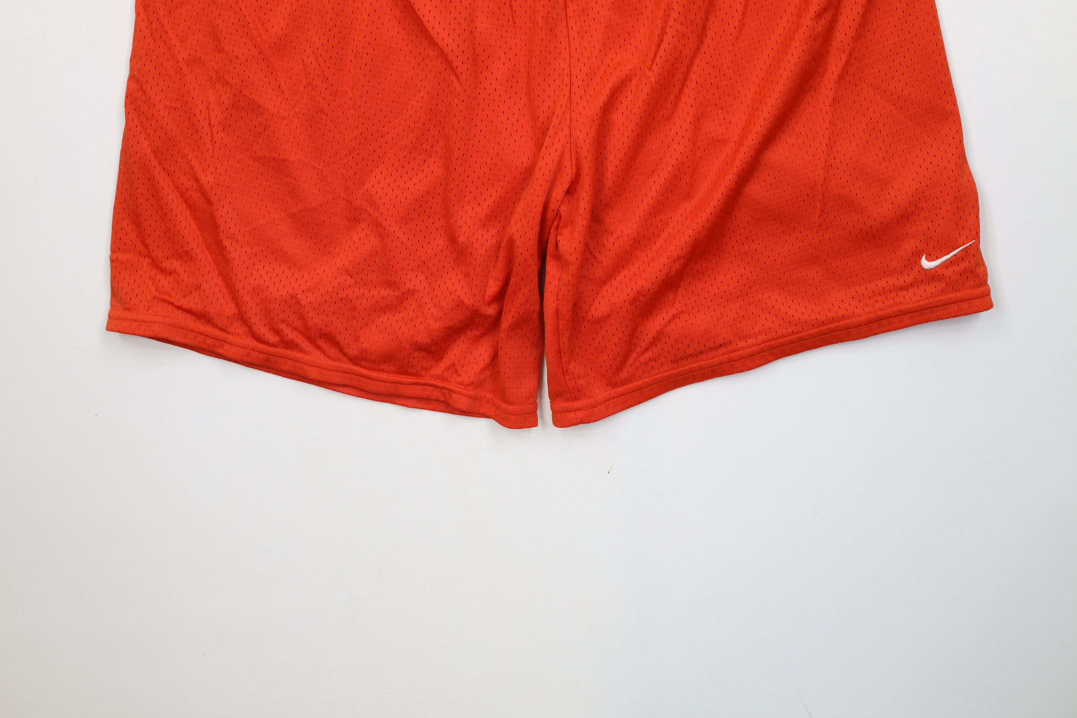 Nike Vintage 90s Nike Scott Mini Swoosh Above Knee Shorts Orange Size US 32 / EU 48 - 4 Thumbnail