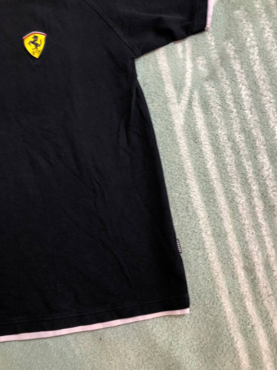 Ferrari Ferrari 1998 Vintage Polo T-Shirt Official Licensed Black Size US L / EU 52-54 / 3 - 15 Thumbnail