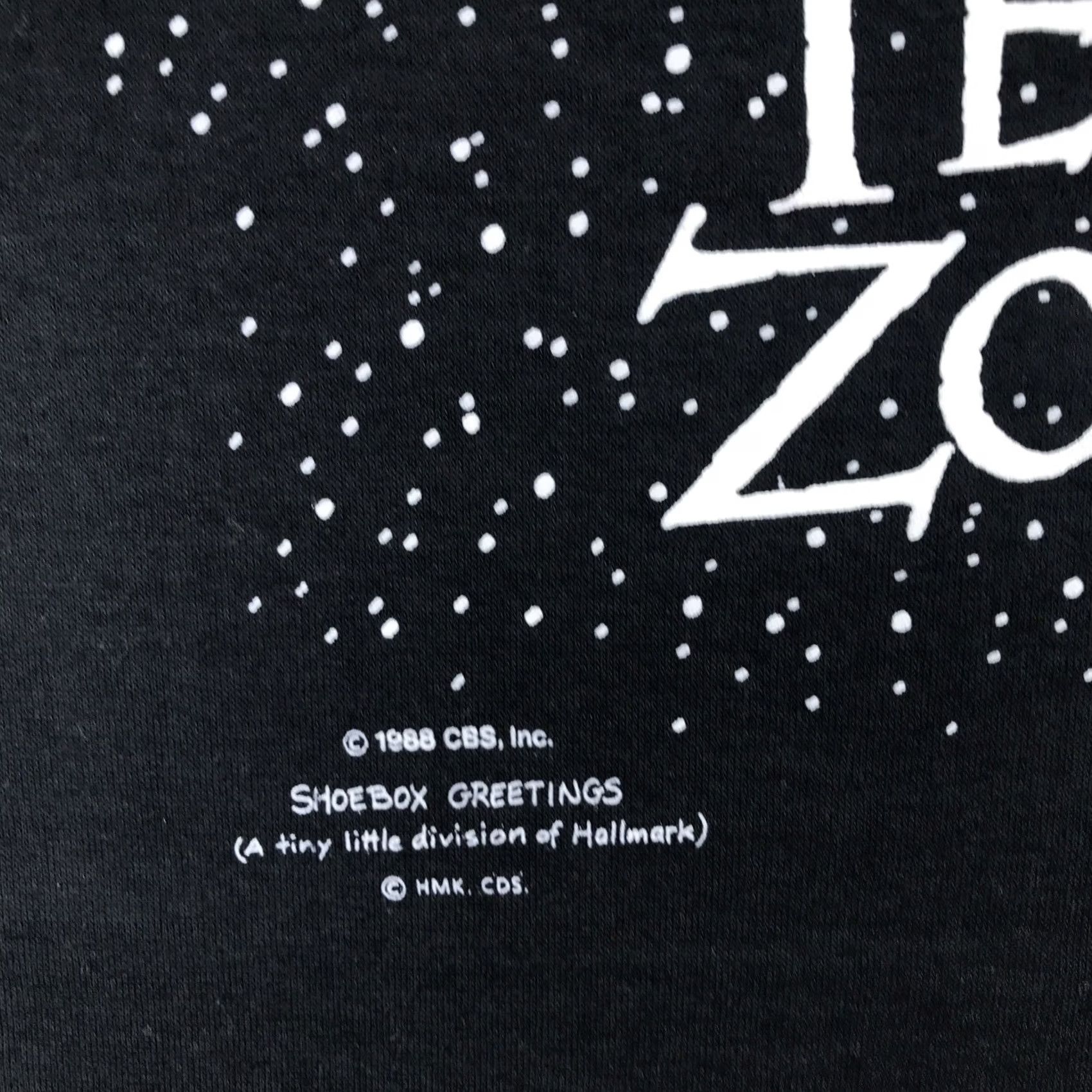 Vintage NOS vtg 80s I’M 30 & ENTERING TWILIGHT YEARS ZONE T-Shirt M joke single stitch Mens Black 80s 90s Birthday Funny Hallmark Vintage NOS Deadstock Tee Size US M / EU 48-50 / 2 - 7 Thumbnail