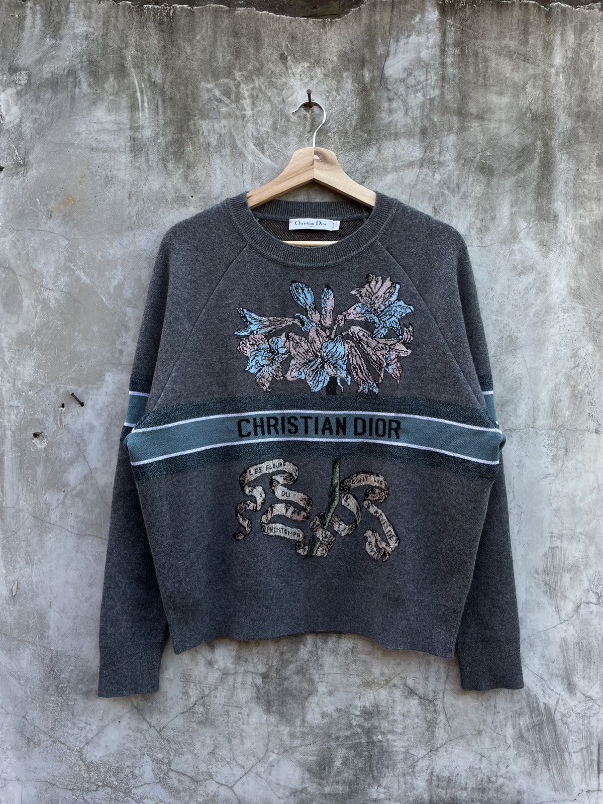 Dior sweater grey hotsell