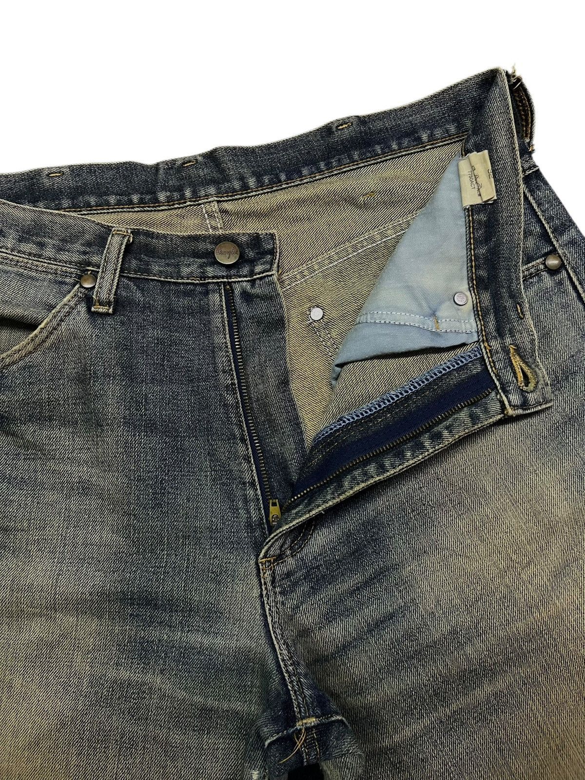 Wrangler Vintage Wrangler Japan (NIP) Denim- Faded Mud Wash Jeans W34 Size US 34 / EU 50 - 9 Thumbnail