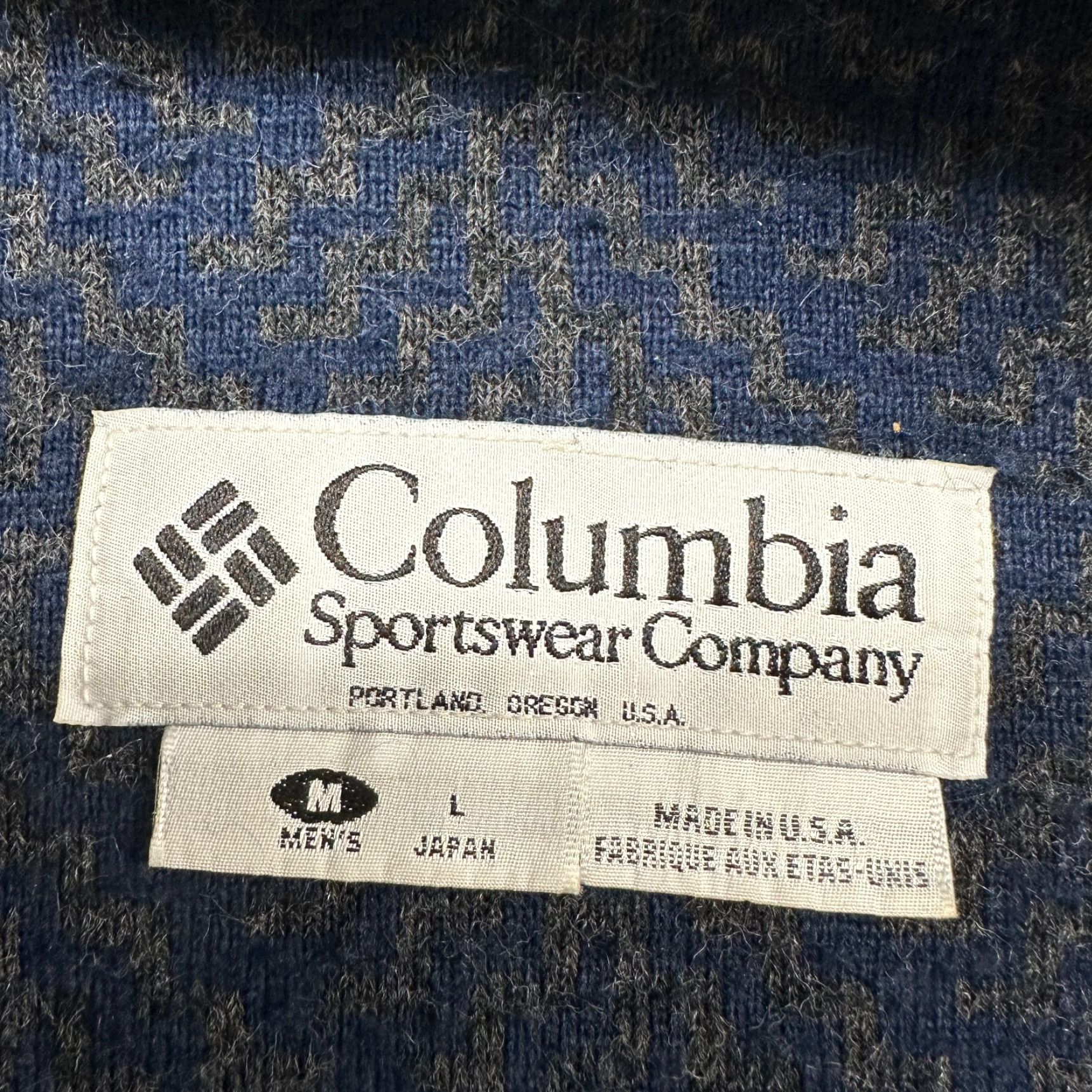 Vintage VINTAGE Columbia Sweatshirt Men M Blue 1/4 Zip Pullover Sherpa Fleece 90s Sports Outdoor Golf Hiking Walking Mock Neck Zip Logo Size US M / EU 48-50 / 2 - 4 Thumbnail