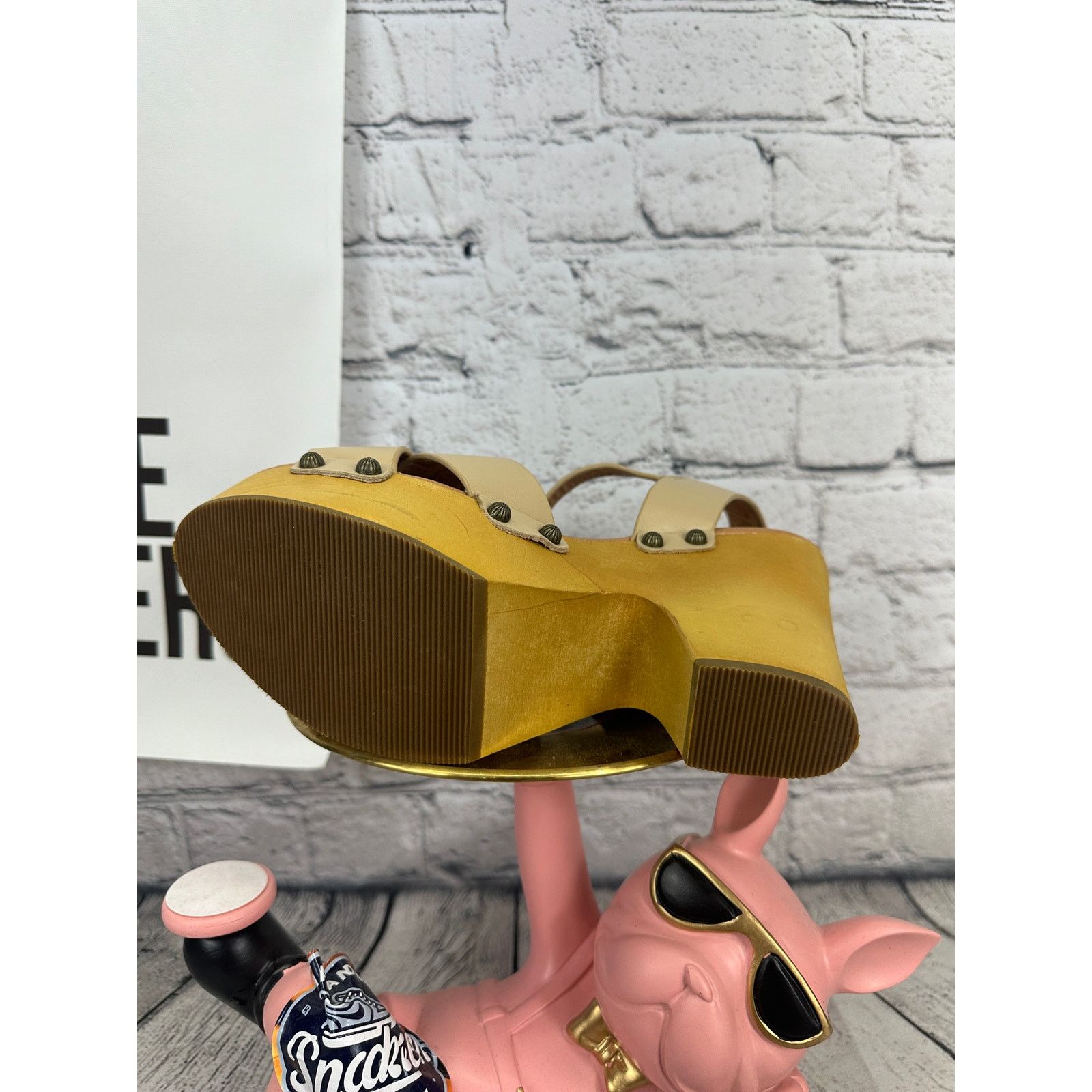 Dingo1969 Dingo Woodstock Platform Sandals Women 6.5 Sand Leather Boho Size US 6.5 / IT 36.5 - 7 Thumbnail