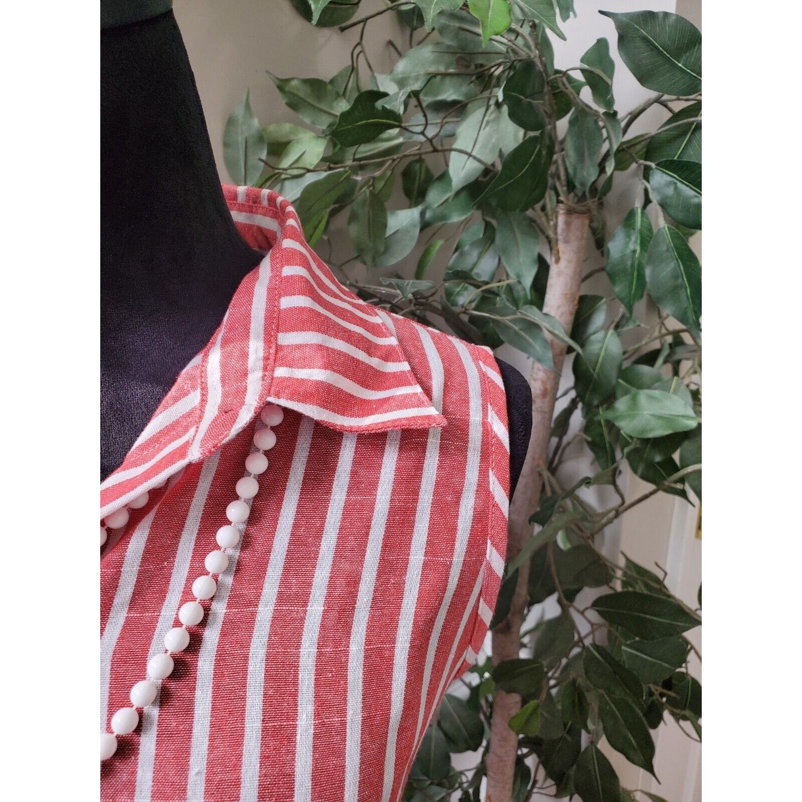 Other Pitzy Shop Collared Sleeveless Button Front Shirt Dress M Size M / US 6-8 / IT 42-44 - 3 Thumbnail