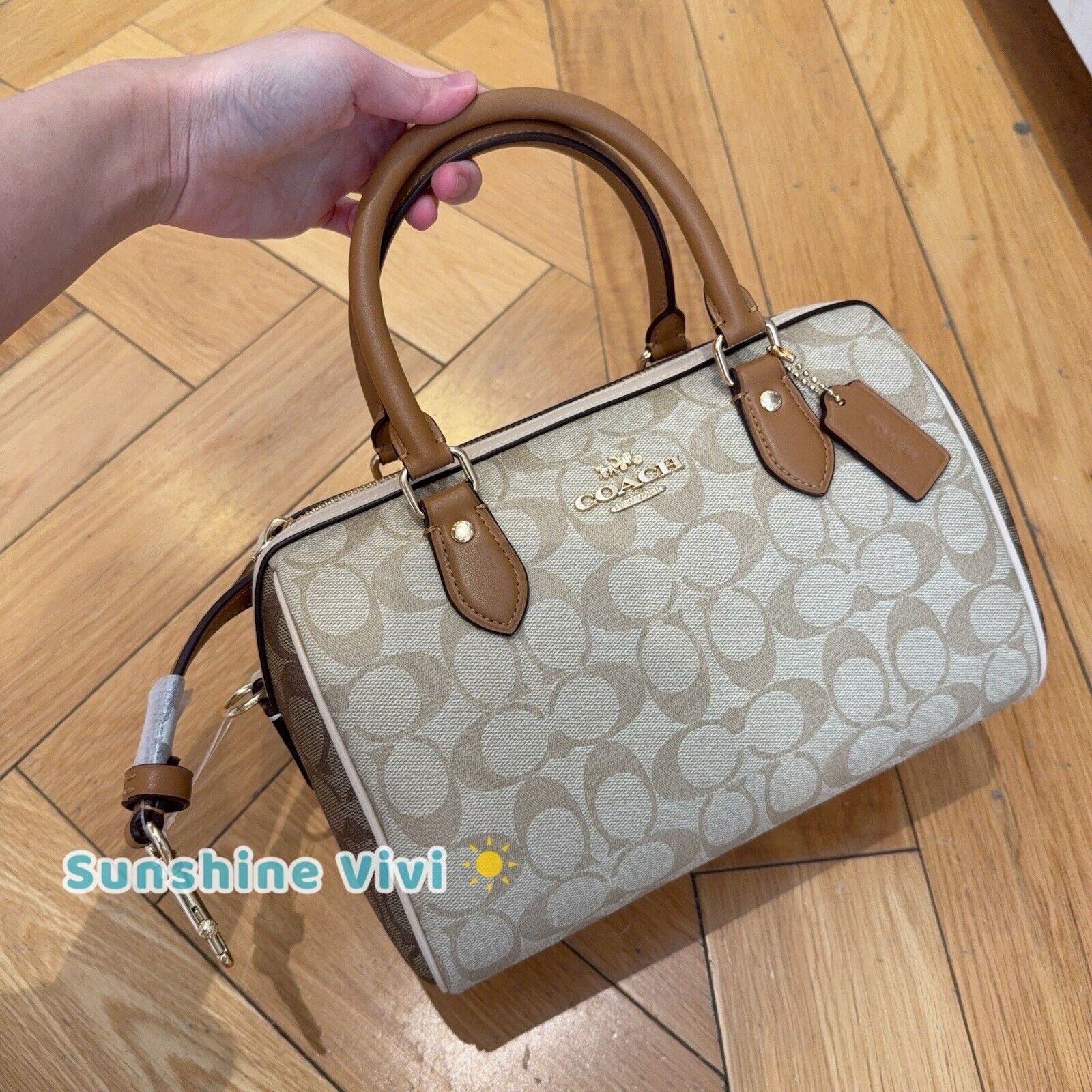 Coach NWT Coach CS185 Rowan Satchel Bag In Blocked Size ONE SIZE - 1 Thumbnail