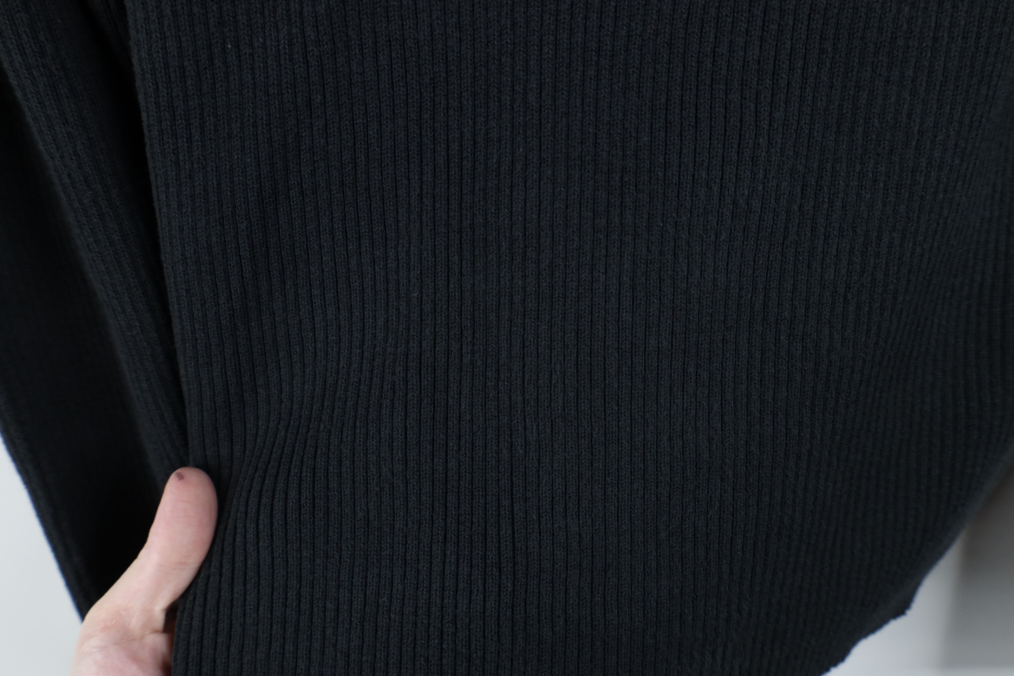 Gap Vintage 90s Gap Blank Ribbed Knit Turtleneck Sweater Black Size M / US 6-8 / IT 42-44 - 6 Thumbnail