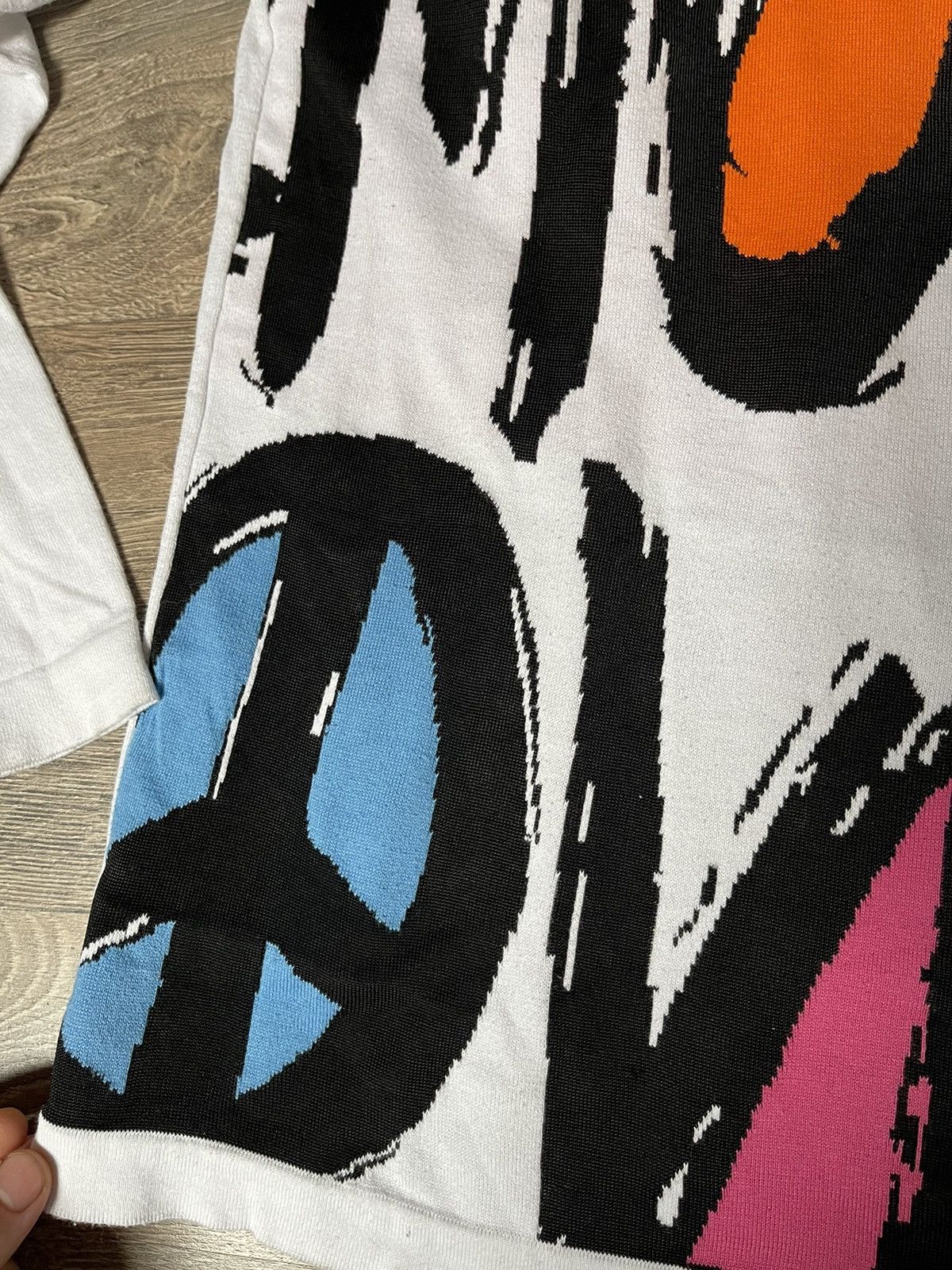Love Moschino × Moschino ❤️Love Moschino All Over Print Sweatshirt UNISEX Size M / US 6-8 / IT 42-44 - 4 Thumbnail