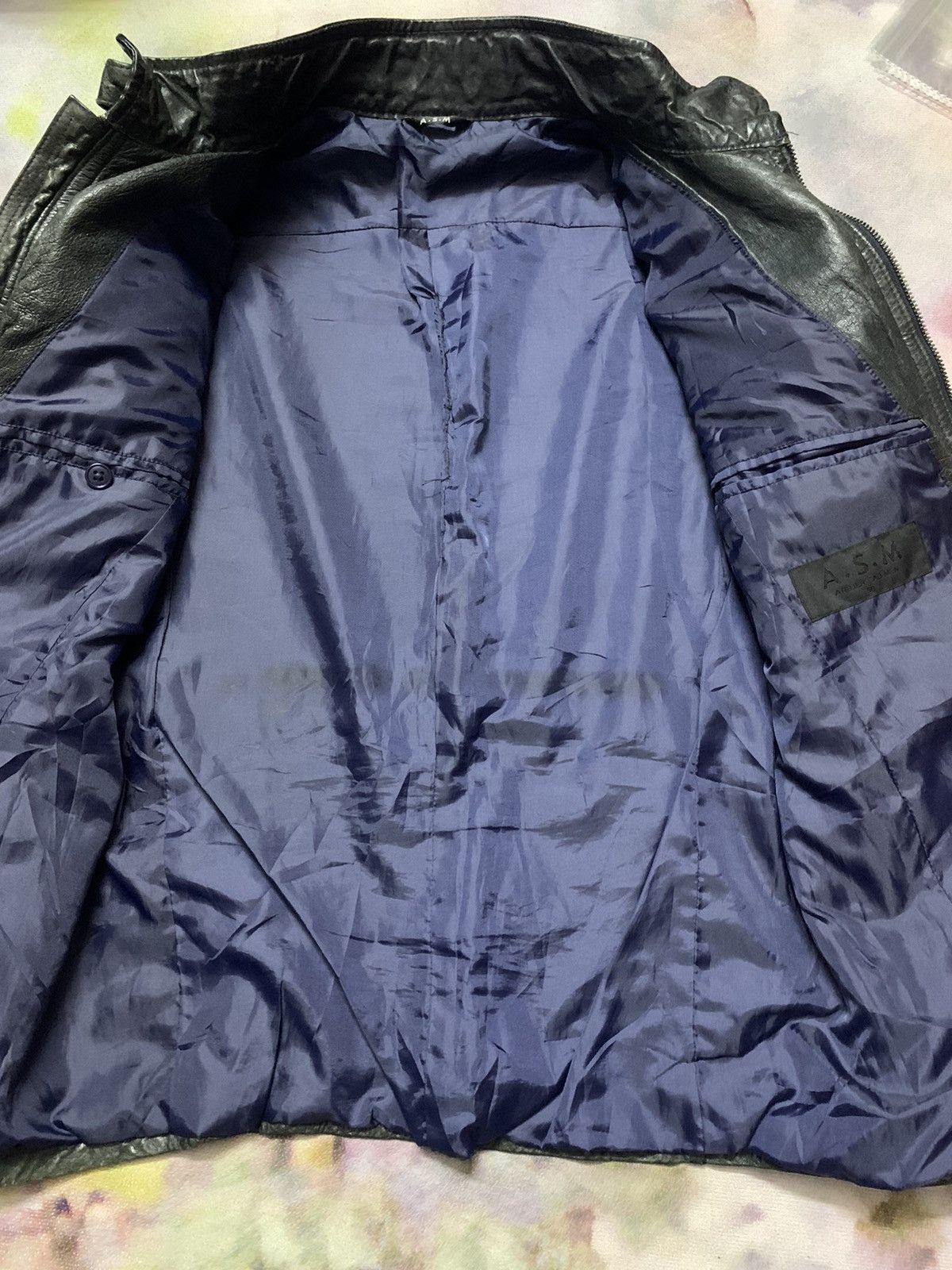 Japanese Brand Japanese Brand A.S.M Apocalypse Leather Blacked Avant-Garde Size US M / EU 48-50 / 2 - 7 Thumbnail