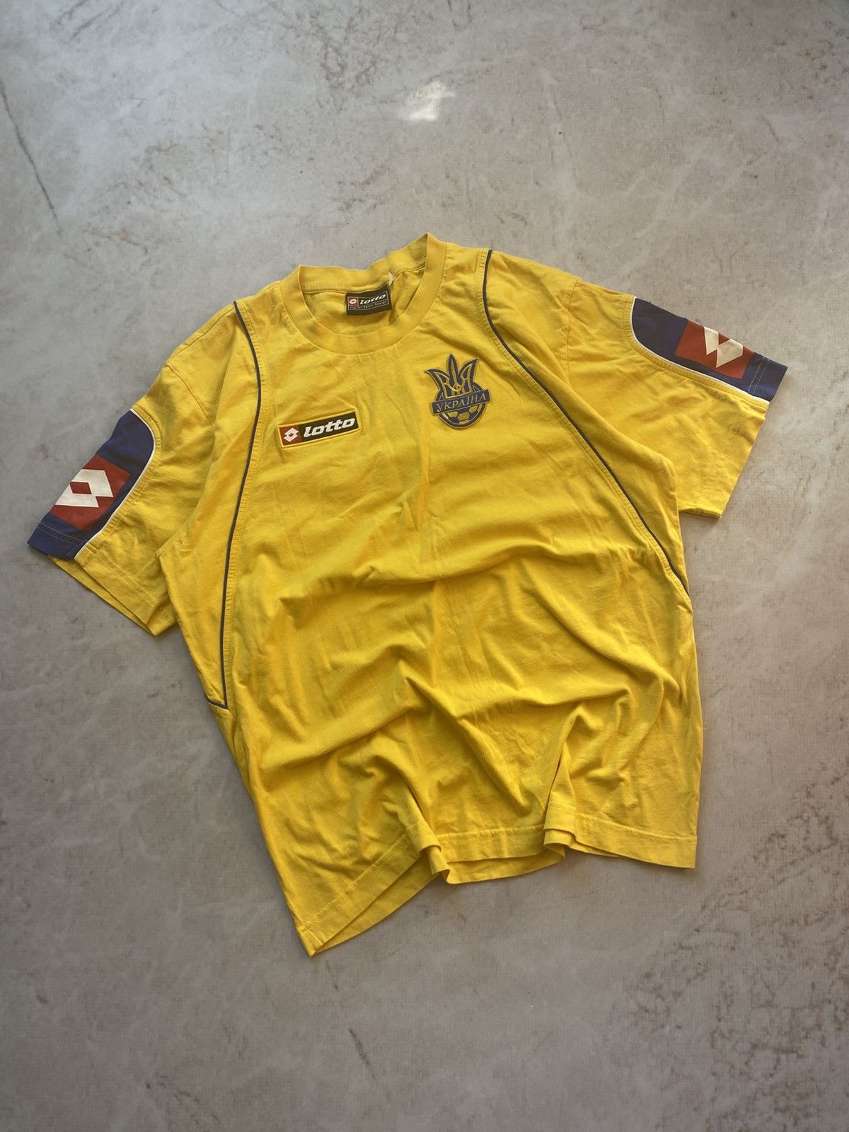 Lotto Sport × Vintage Lotto Ukraine 2006 Vintage Soccer Jersey Away Football Shirt Size US L / EU 52-54 / 3 - 2 Thumbnail