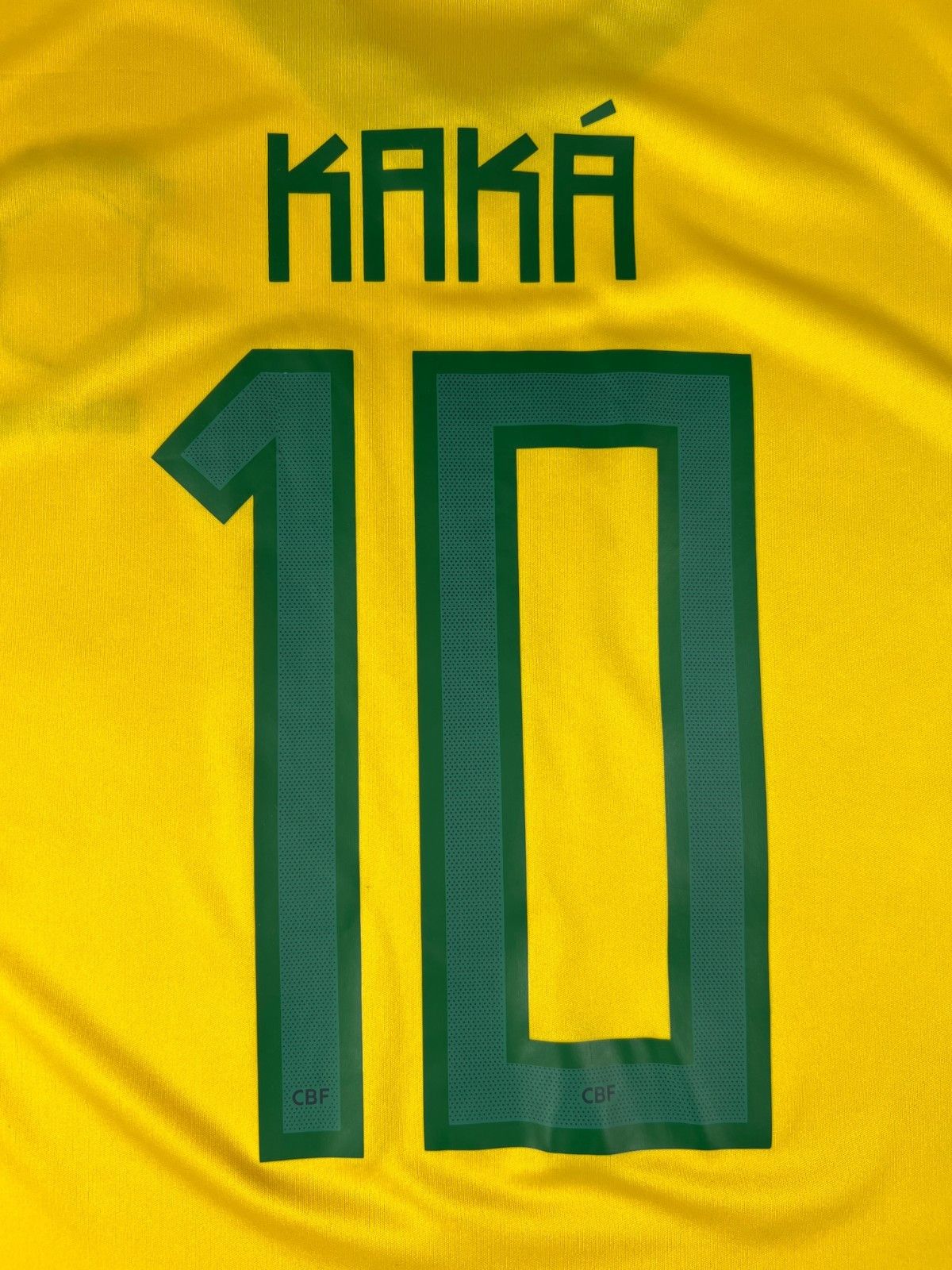 Other Brazil #10 KAKA Soccer Jersey Camiseta BLOKE Yellow T Shirt Size US XL / EU 56 / 4 - 6 Thumbnail