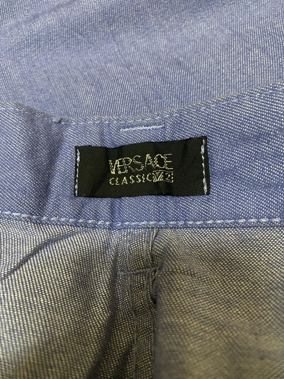 Versace Versace Classic Workwear Light Denim Made In Italy Size US 36 / EU 52 - 9 Thumbnail