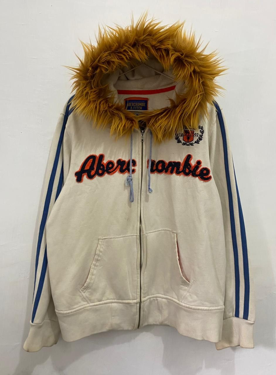 Abercrombie & Fitch 💥LGB💥Abercrombie & Fitch Fur Zip Hoodie LGB Style Size US L / EU 52-54 / 3 - 2 Thumbnail