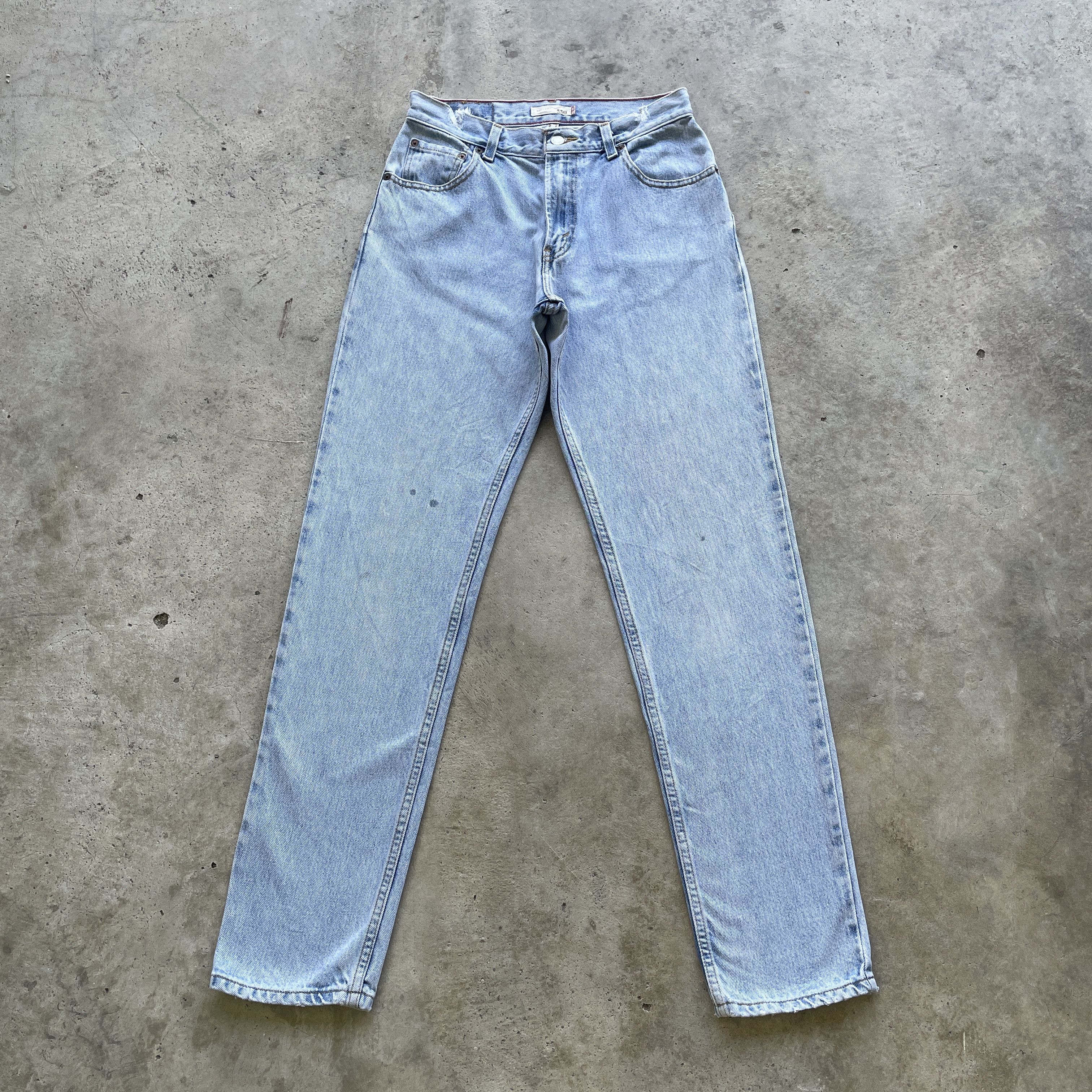 Levi's VINTAGE LEVI’S 550 DENIM FADED RELAXED JEANS PANTS W29 Size US 29 - 2 Thumbnail