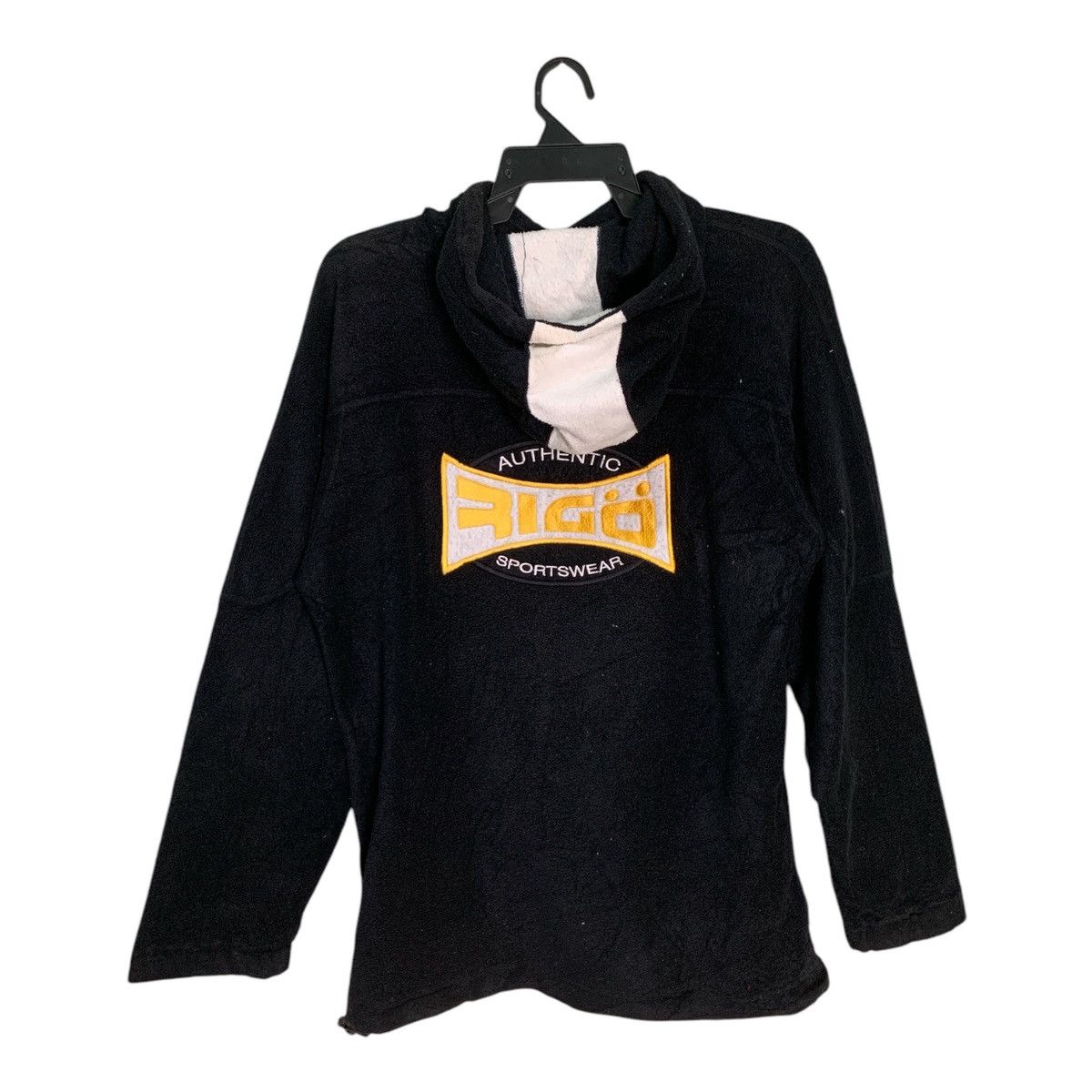 Japanese Brand Rare Design Rigo Boy Half Zipper Hoodie Fleece Jackets Size US M / EU 48-50 / 2 - 2 Thumbnail