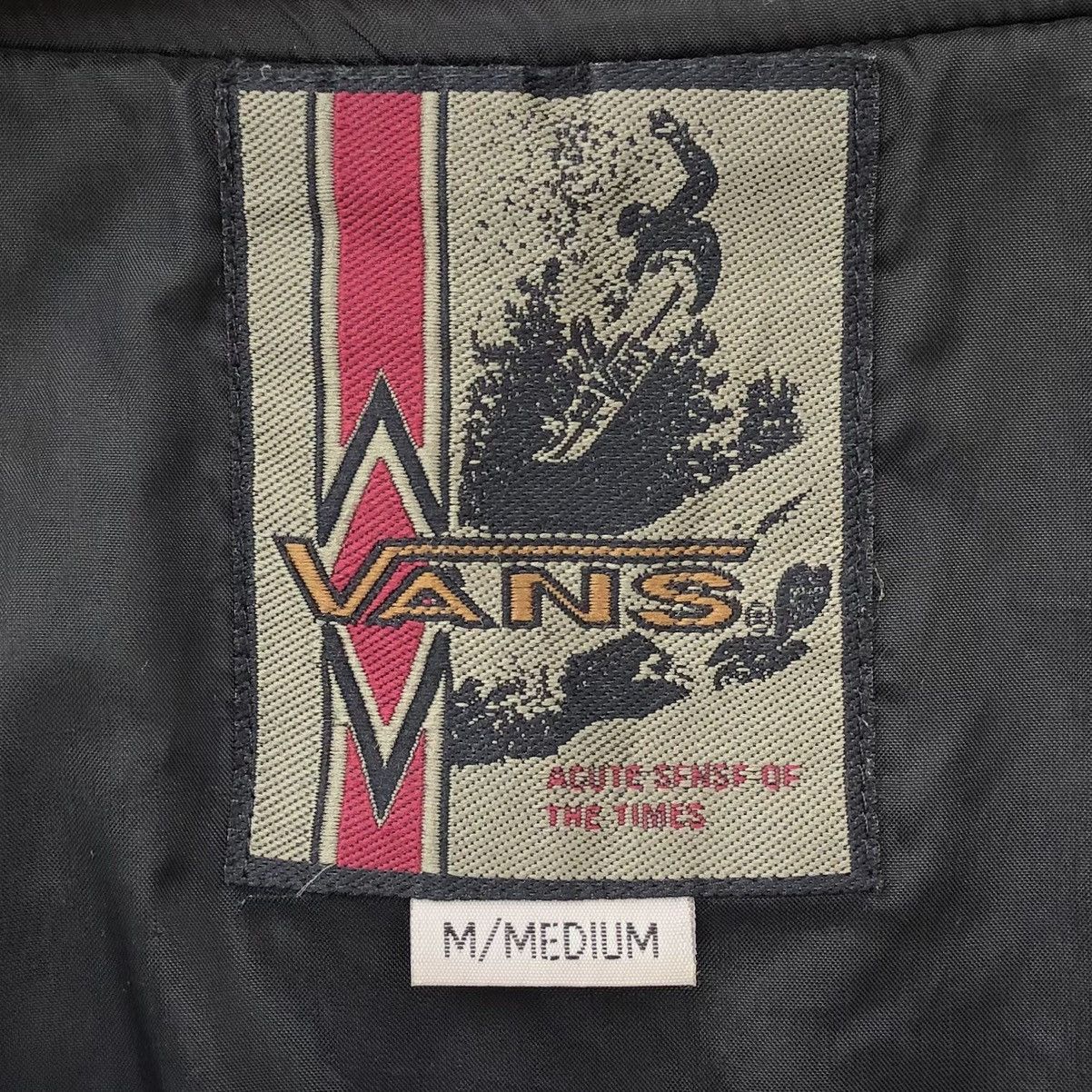 Vans Vintage 90s VANS Old Vans fleece zip-up blouson Jacket Size US M / EU 48-50 / 2 - 14 Thumbnail
