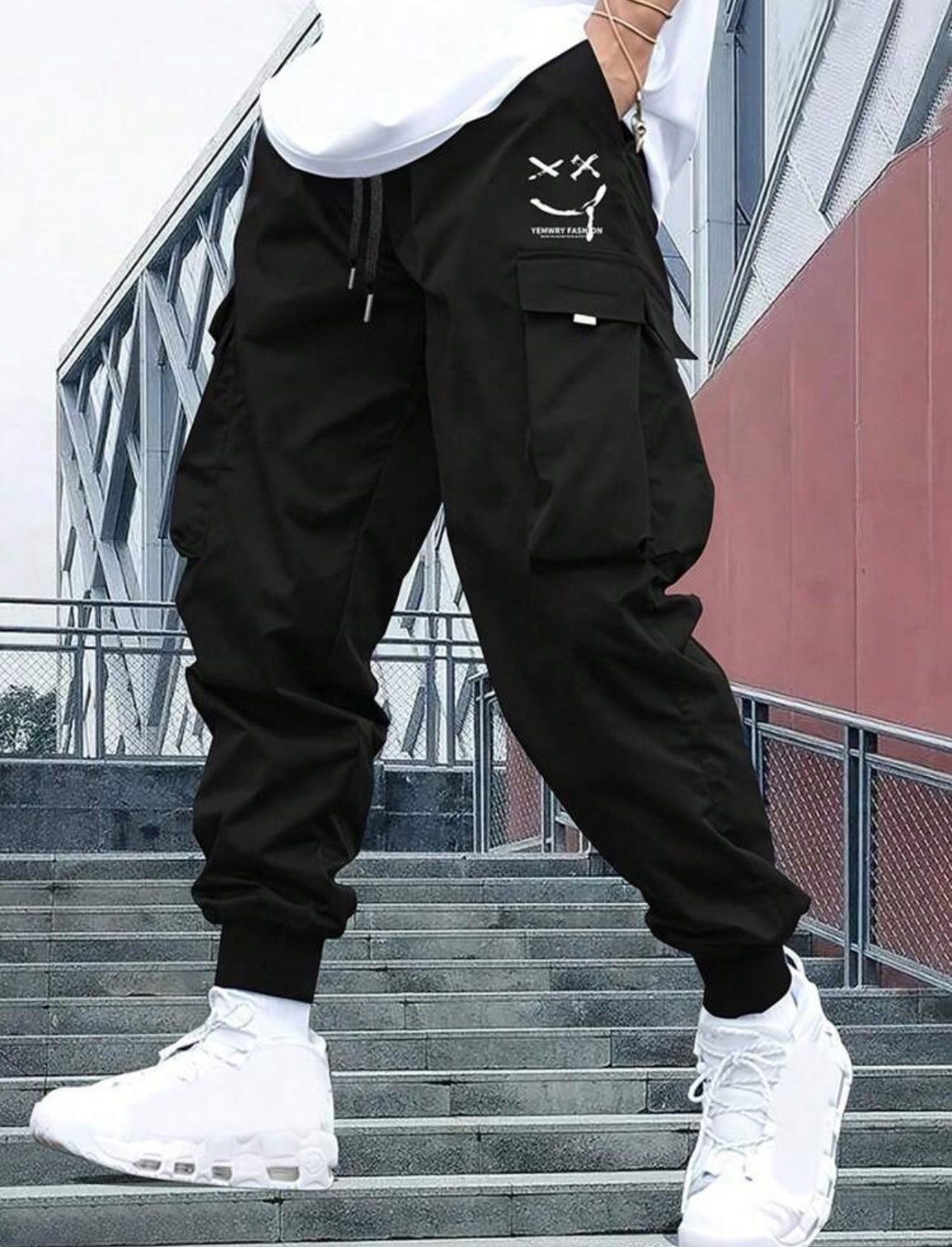 Other × Vintage Men's Casual Print Side Pocket Cargo Pants Size US 40 / EU 56 - 1 Thumbnail