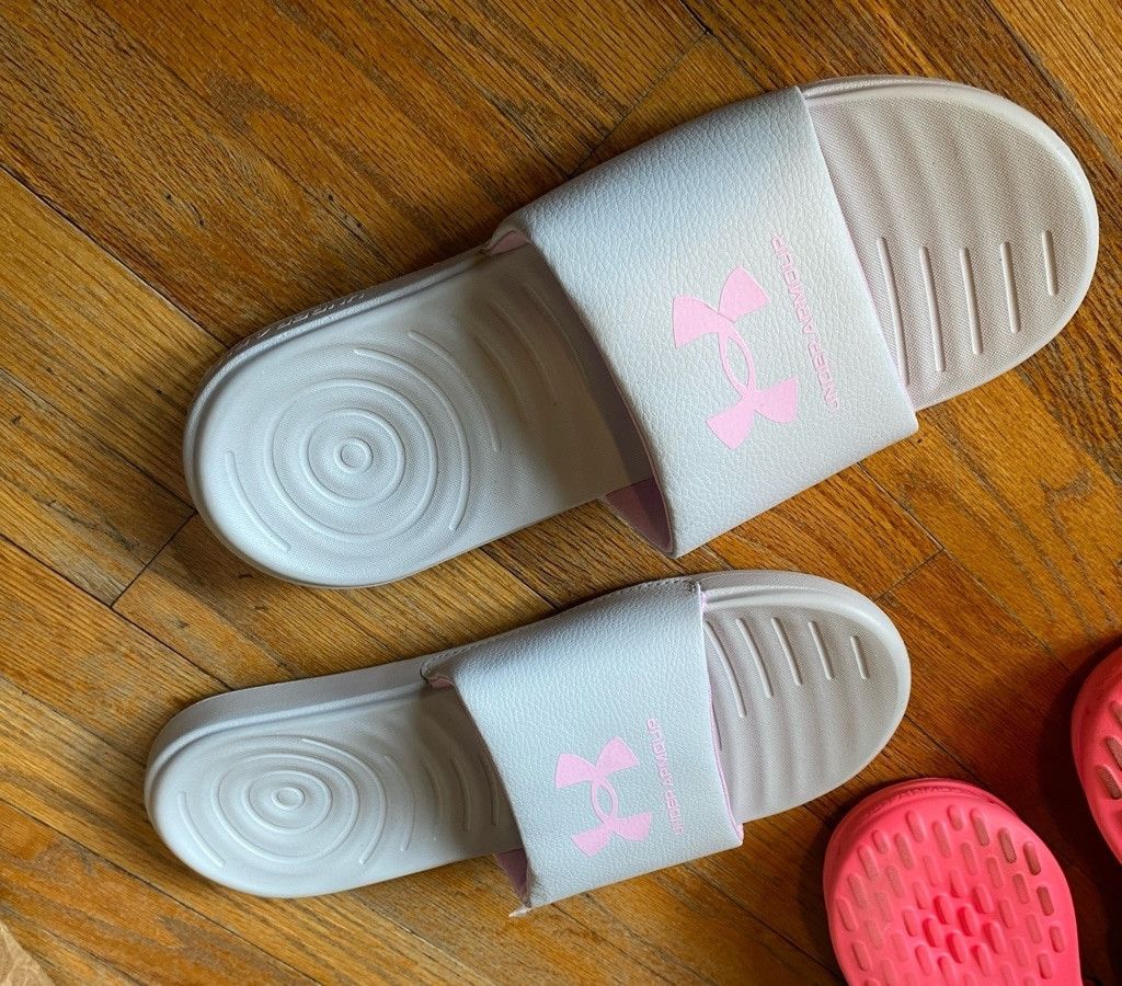 Under Armour Under Armour Under Armor Ansa Gray Sandals Fixed Slides W10 Size US 10 / IT 40 - 1 Thumbnail