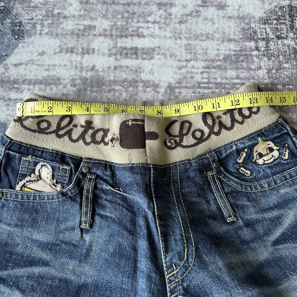 If Six Was Nine Lolita Cute Baby Jeans Size US 27 - 20 Thumbnail