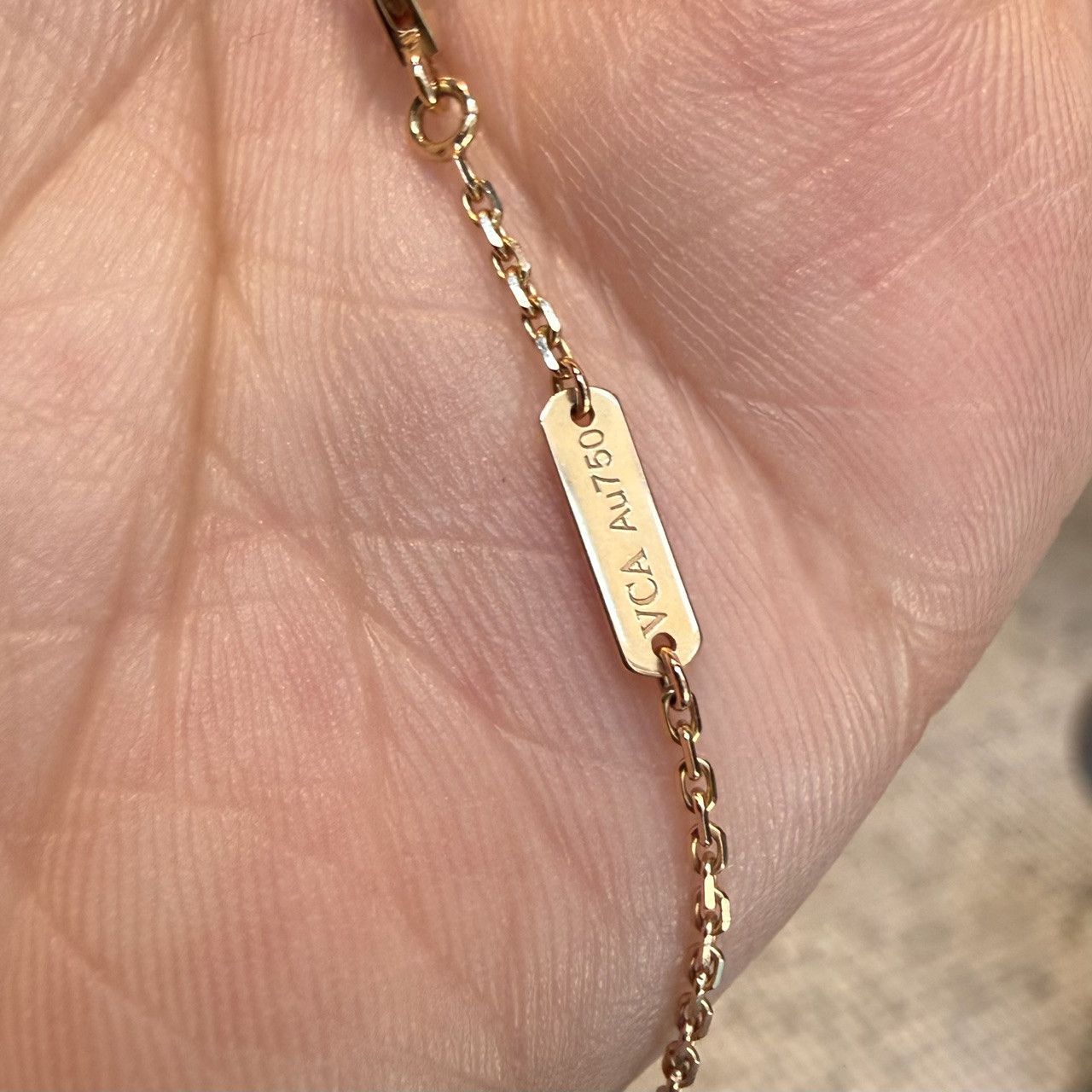 Van Cleef & Arpels Van Cleef & Arpels 18k Rose Gold Mother of Pearl Alhambra Size ONE SIZE - 12 Thumbnail