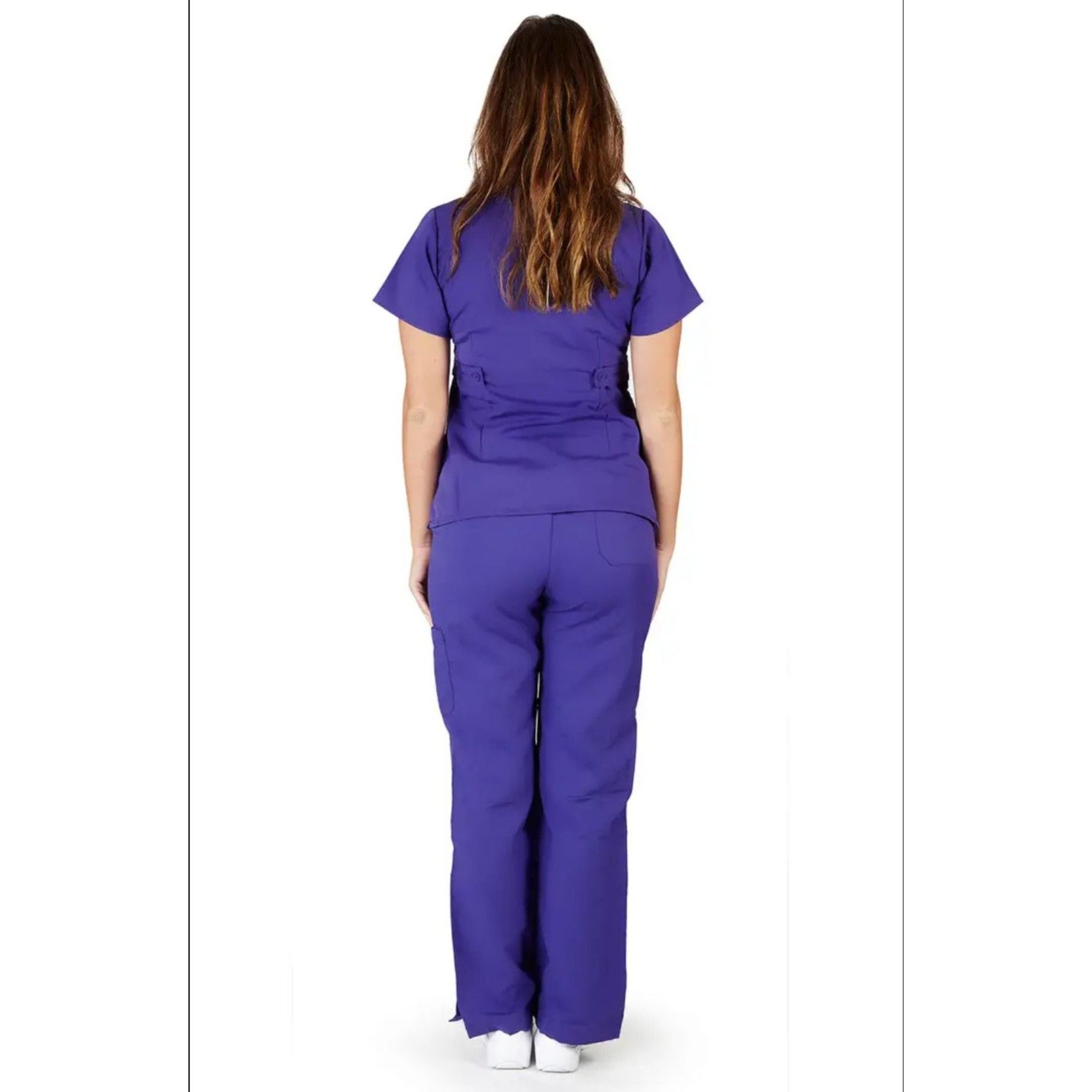Other Ultra Soft Womens Mock Wrap Scrub Set With Button-Tab Closur Size M / US 6-8 / IT 42-44 - 2 Thumbnail