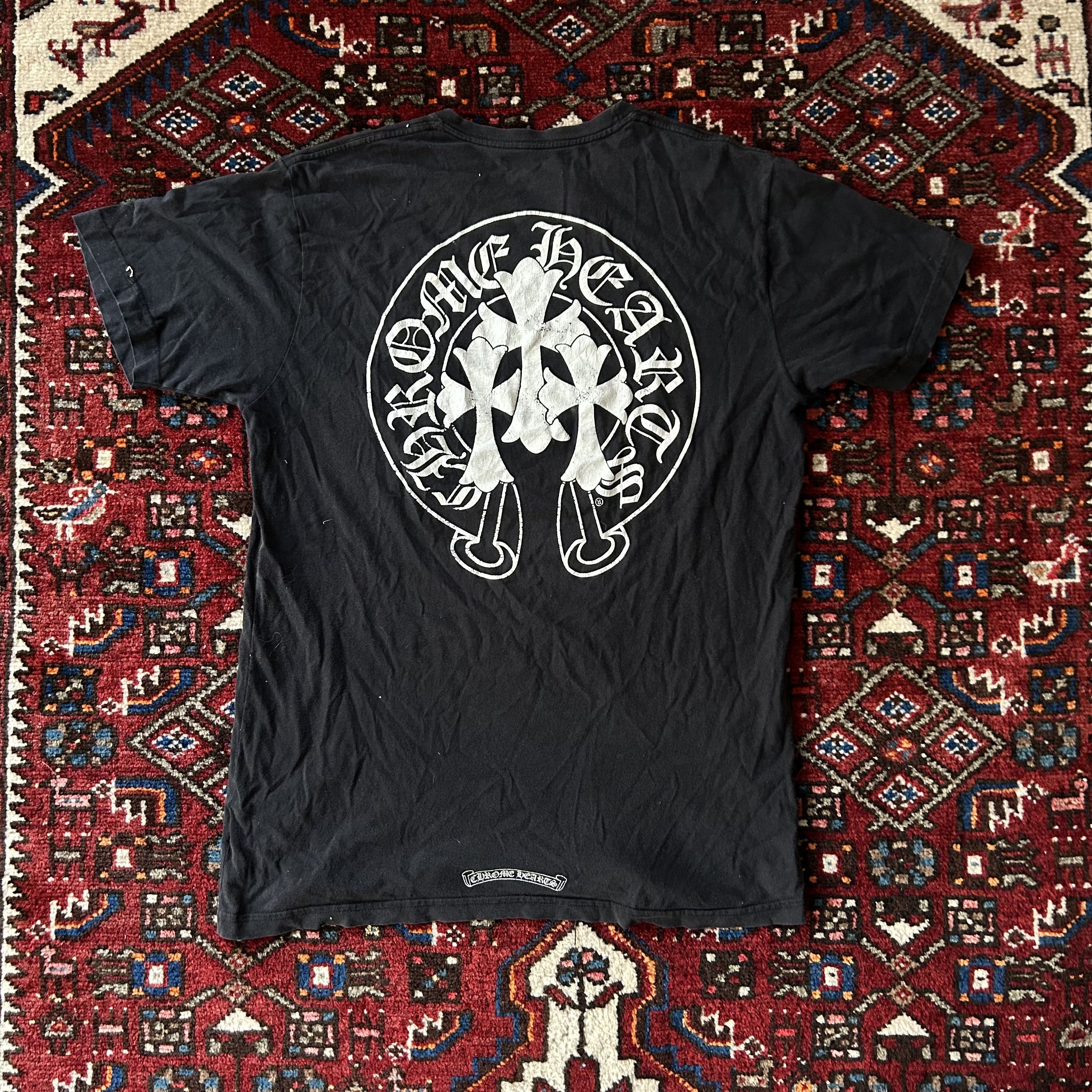 Chrome Hearts Chrome Hearts Triple Cross Leather Patch Sweat