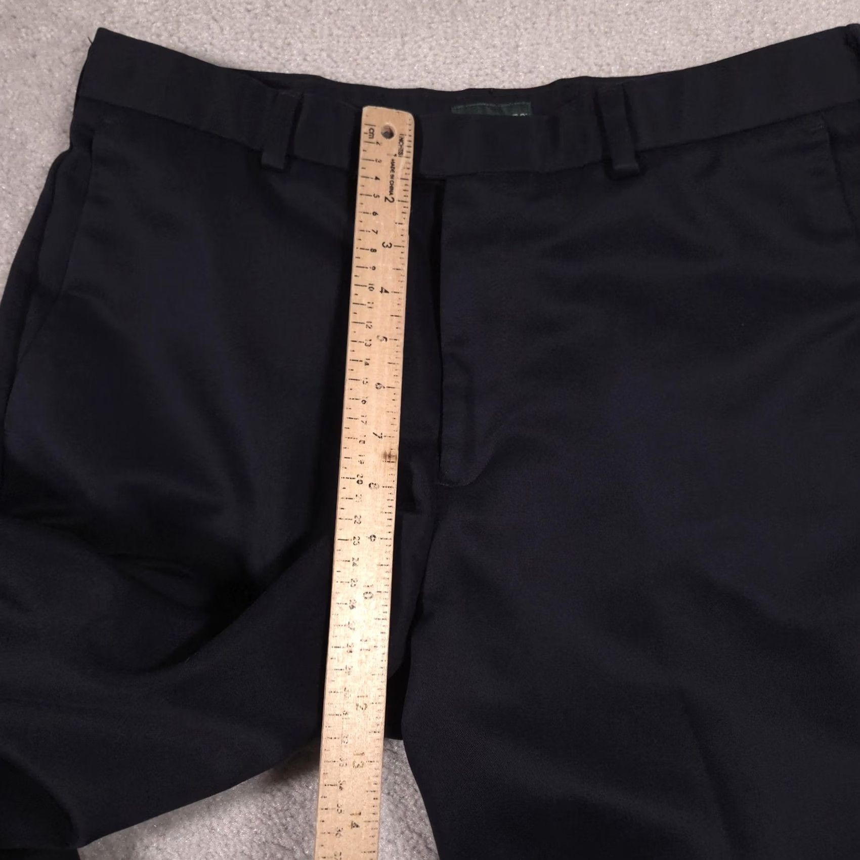Dockers Dockers Premium Dress Pants Mens 34x31.5 Blue Flat Front Straight Leg Business Size US 34 / EU 50 - 7 Thumbnail
