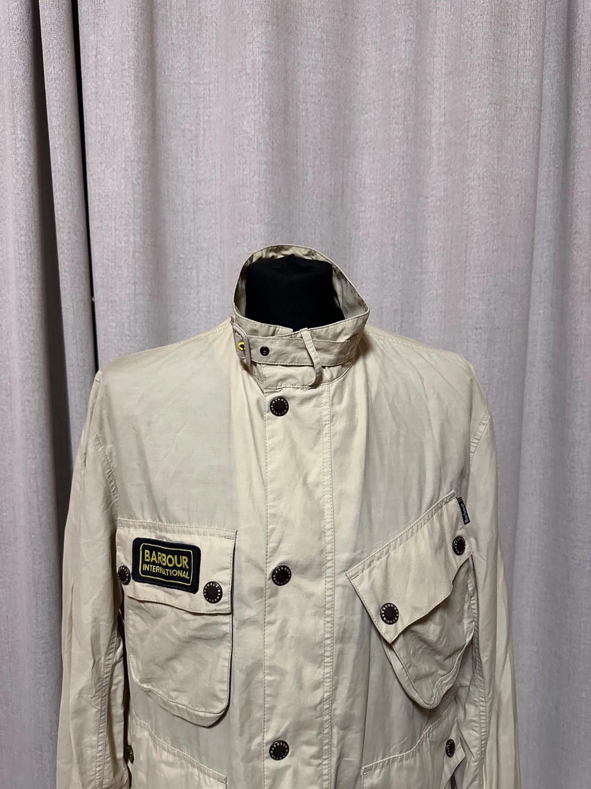 Barbour Barbour Men's Beige Slant Pocket Technical Fabric Jacket XL Size US XL / EU 56 / 4 - 2 Thumbnail