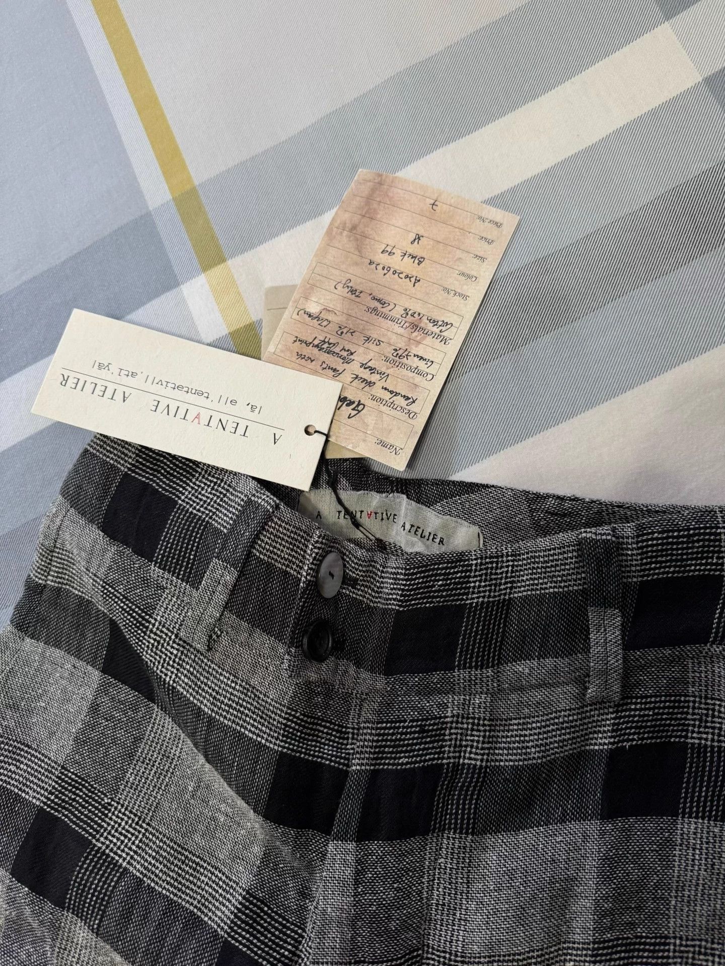 Other Dark Brand 8-Cut Cropped Pants Waist 72cm Near New Size 26" / US 2 / IT 38 - 5 Thumbnail