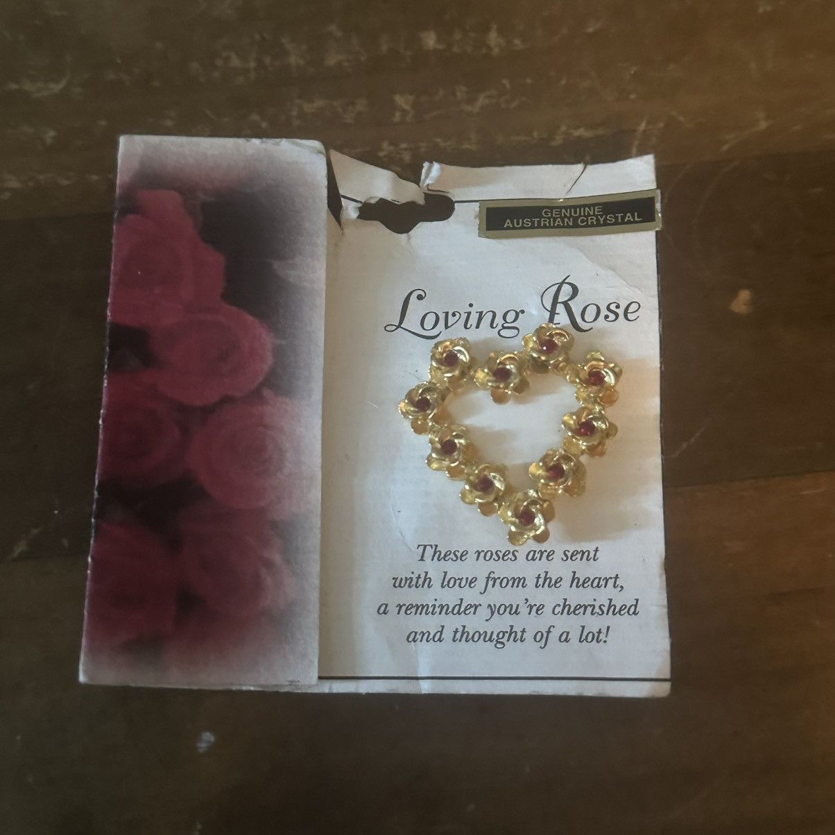 Vintage Vintage gold tone Loving Rose tac pin Size ONE SIZE - 2 Thumbnail