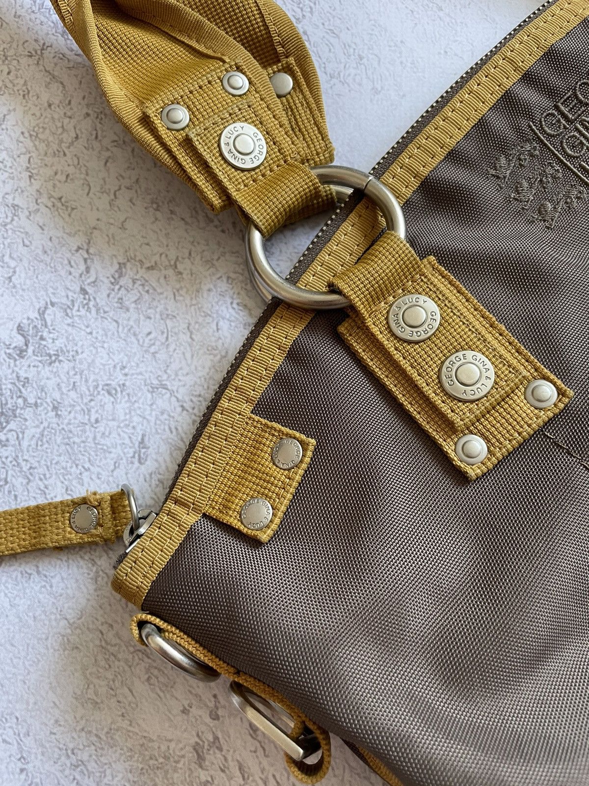 Japanese Brand George Gina & Lucy Newport Moxie GGL Big Shoulder Bag Rare Size ONE SIZE - 3 Thumbnail
