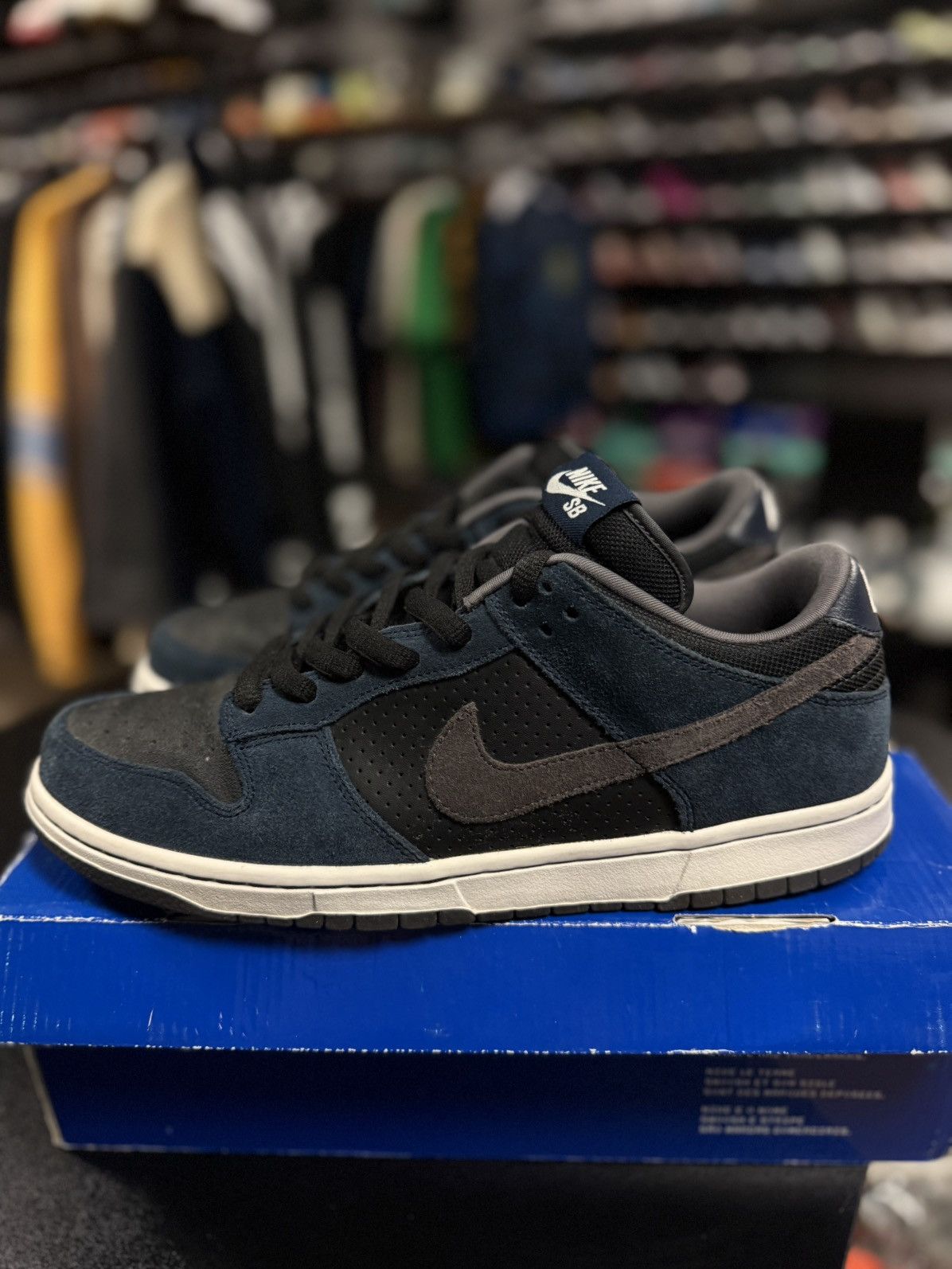 Nike Nike Dunk Pro SB Low Obsidian/Midnight Fog-Black size 11 Size US 11 / EU 44 - 3 Thumbnail
