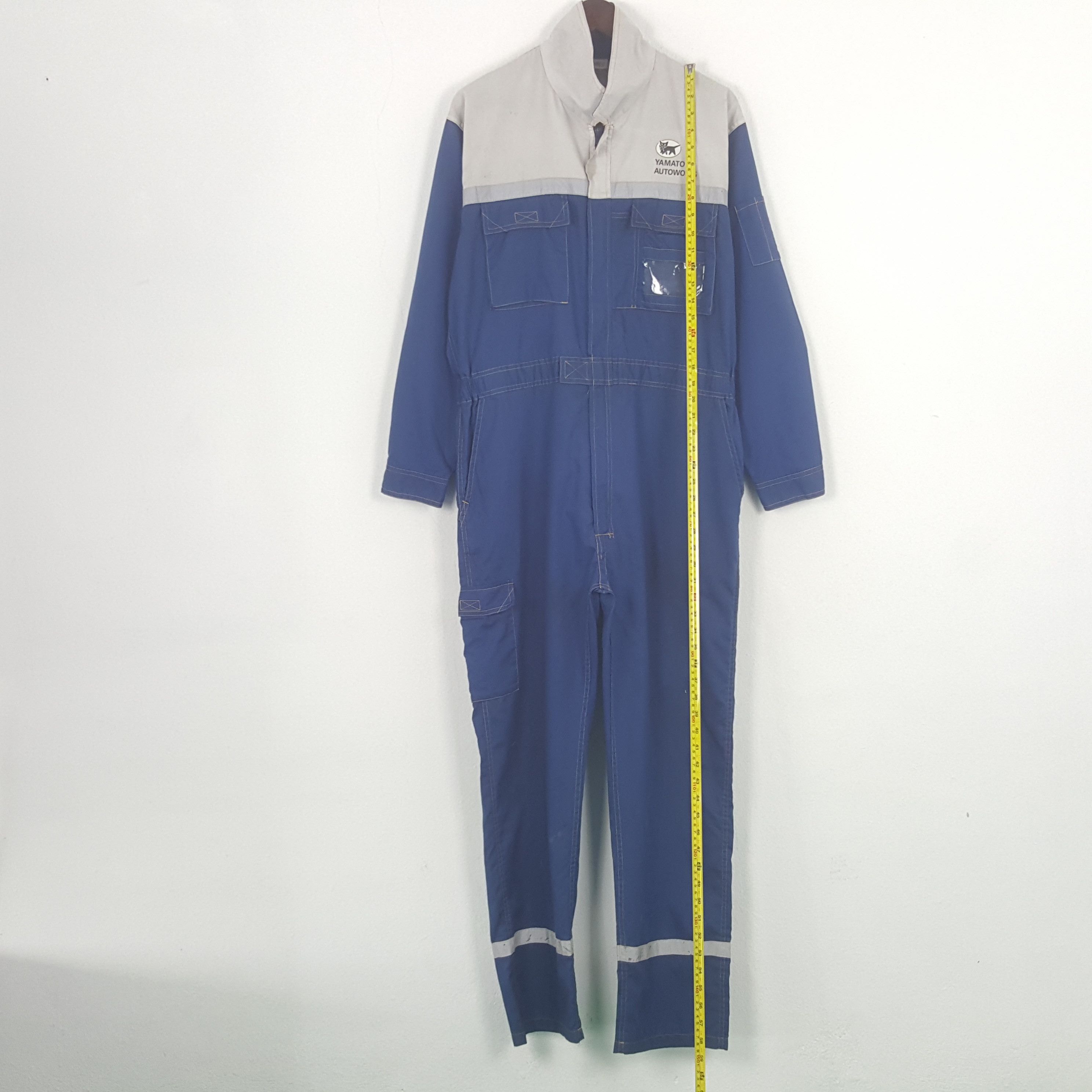 Japanese Brand Vintage Yamato Autoworks Worker Coverall Jumpsuit Jacket Size US M / EU 48-50 / 2 - 7 Thumbnail